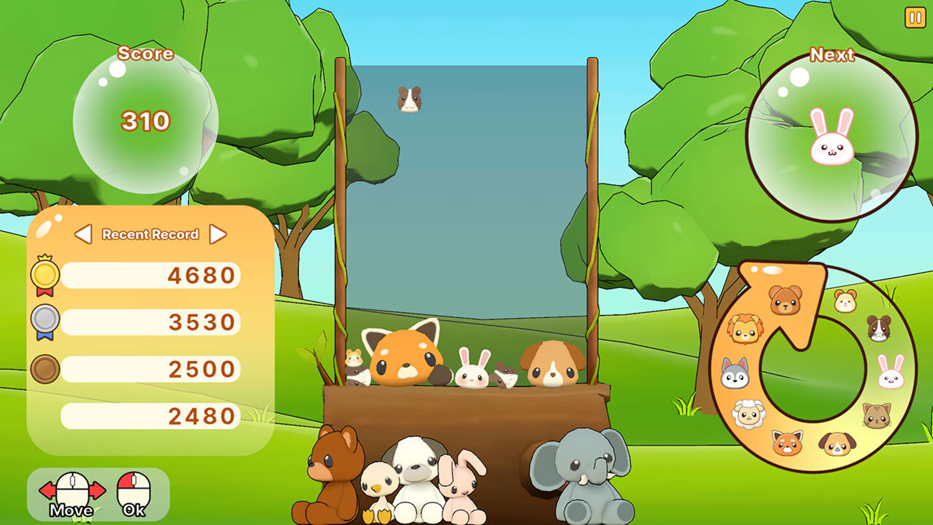 Screenshot for Animal Water Pang!