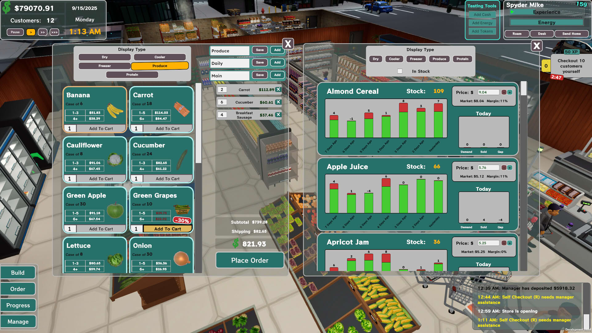 Screenshot for Grocery Store Tycoon