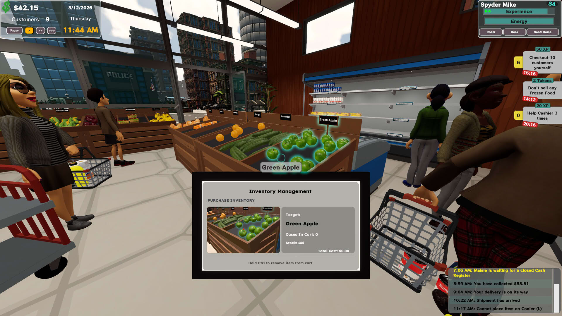 Screenshot for Grocery Store Tycoon