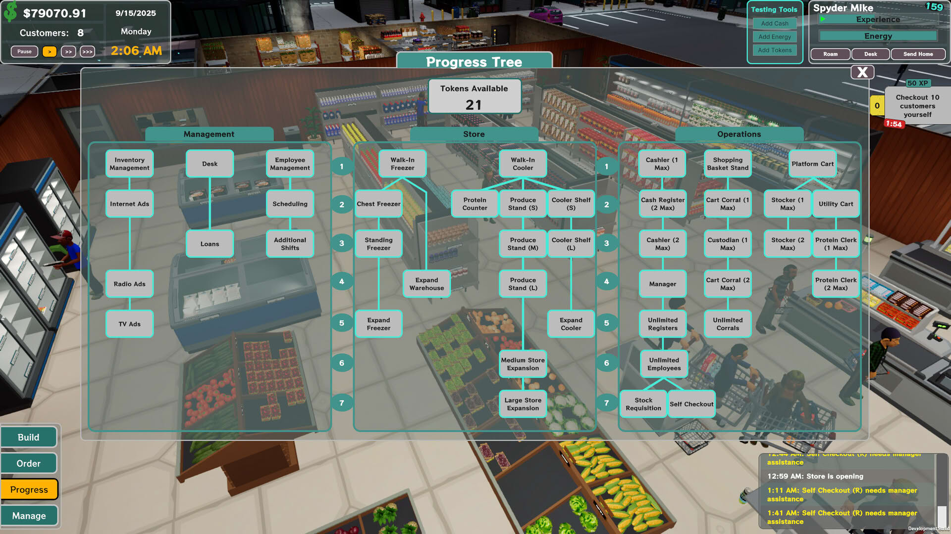 Screenshot for Grocery Store Tycoon