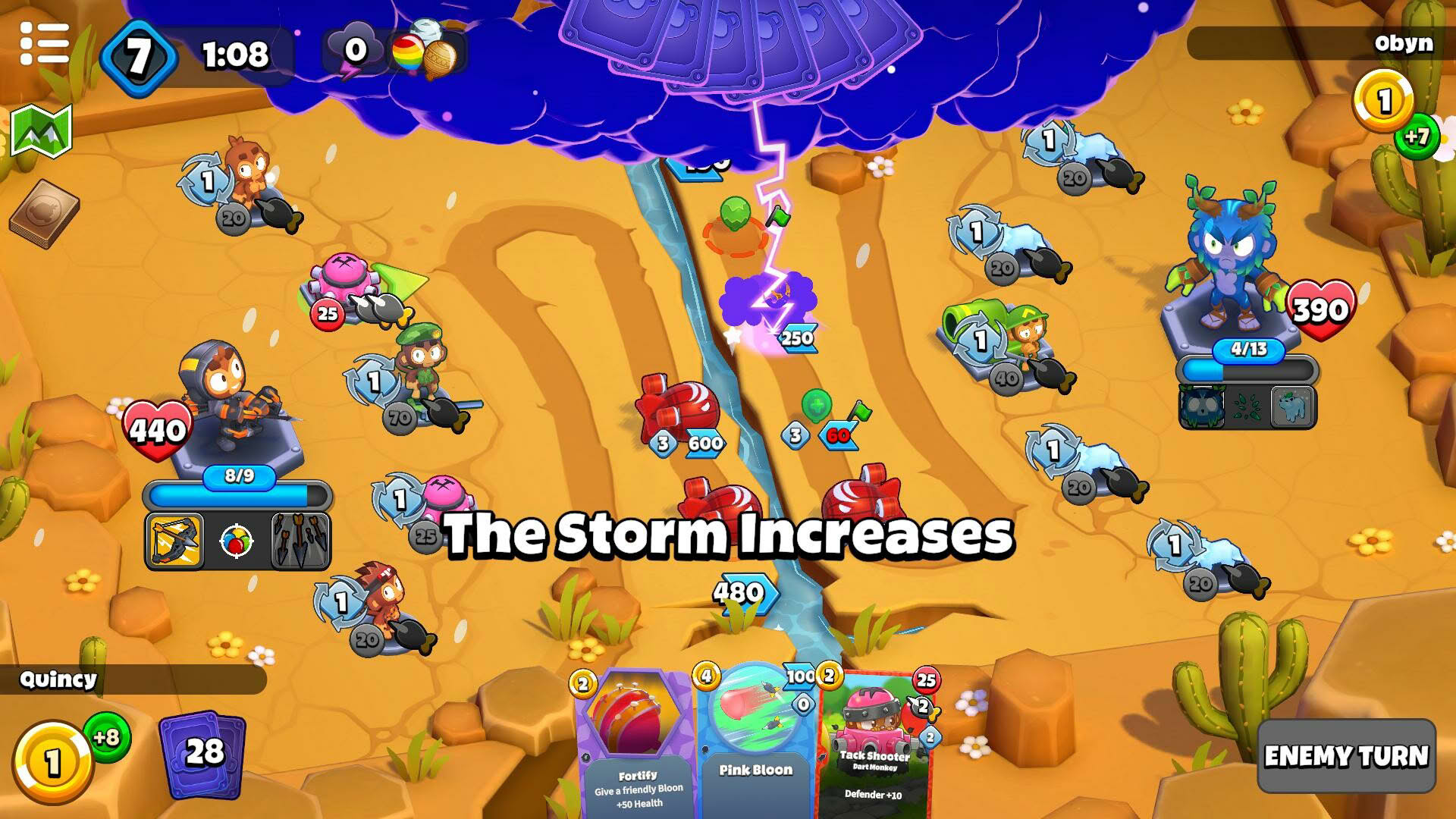 Screenshot for Bloons Card Storm