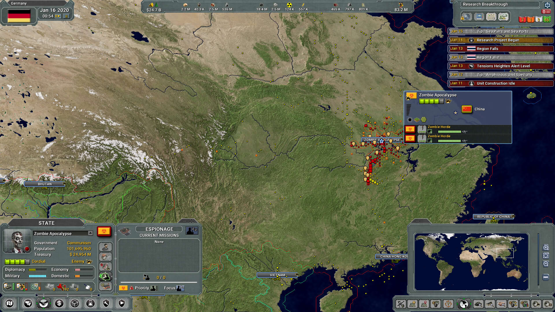 Screenshot for Supreme Ruler Global Outbreak