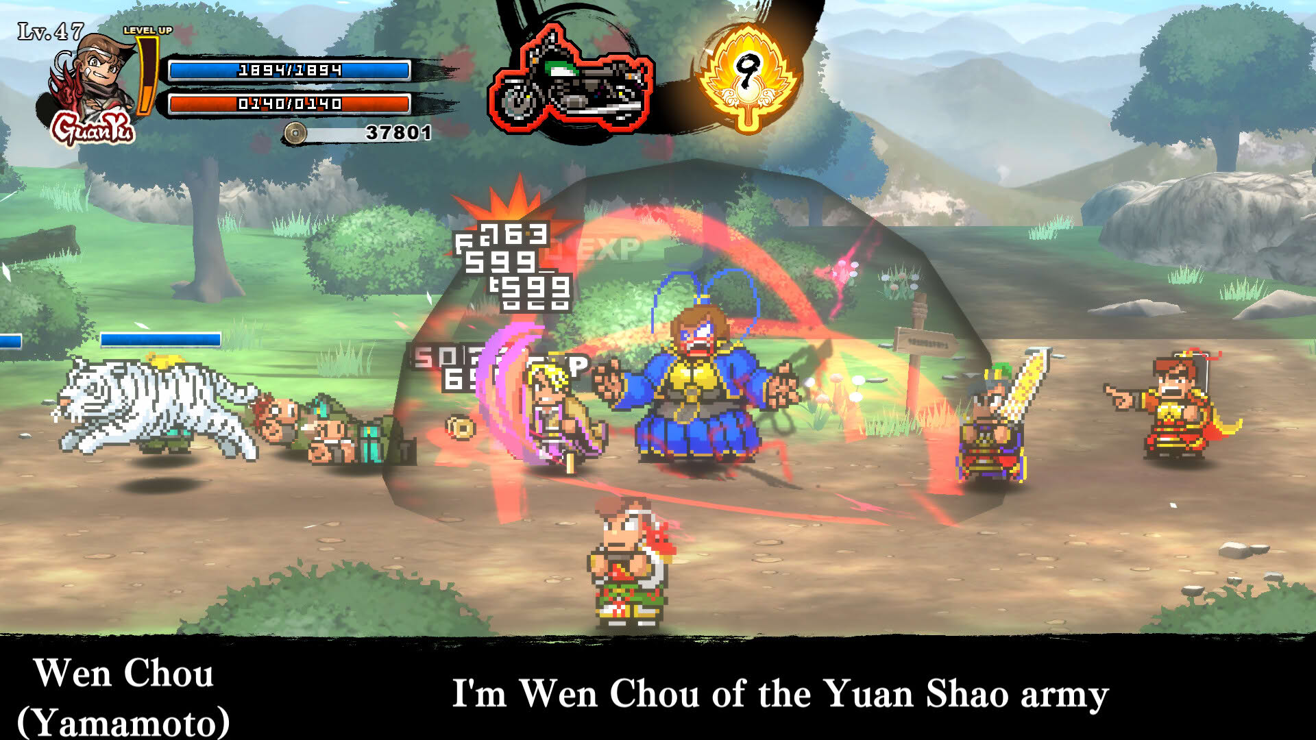 Screenshot for River City Saga: Three Kingdoms Next