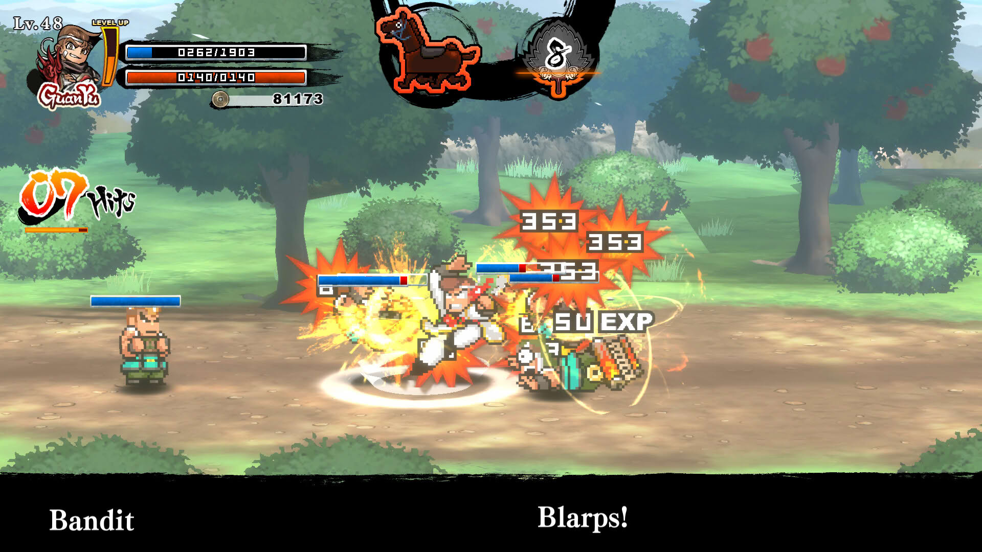 Screenshot for River City Saga: Three Kingdoms Next