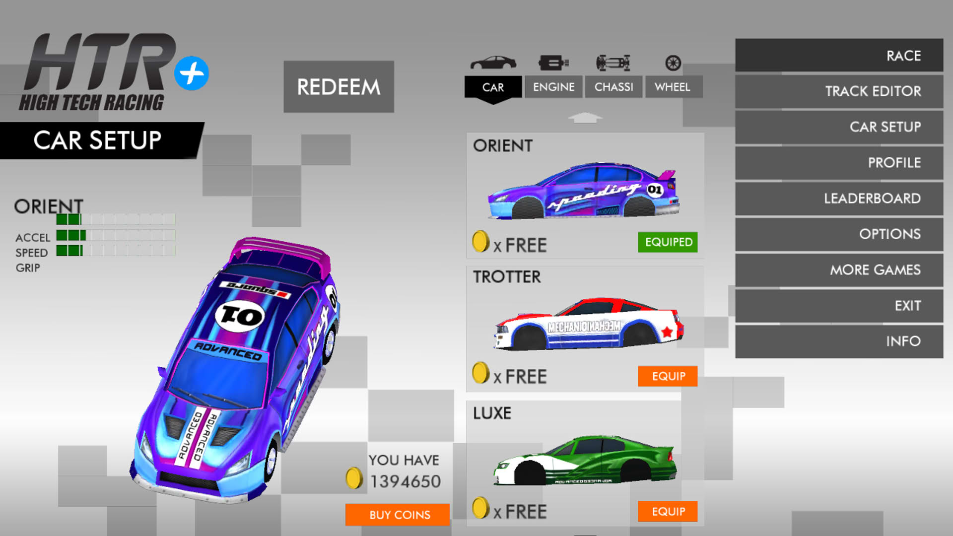Screenshot for HTR+ Slot Car Simulation