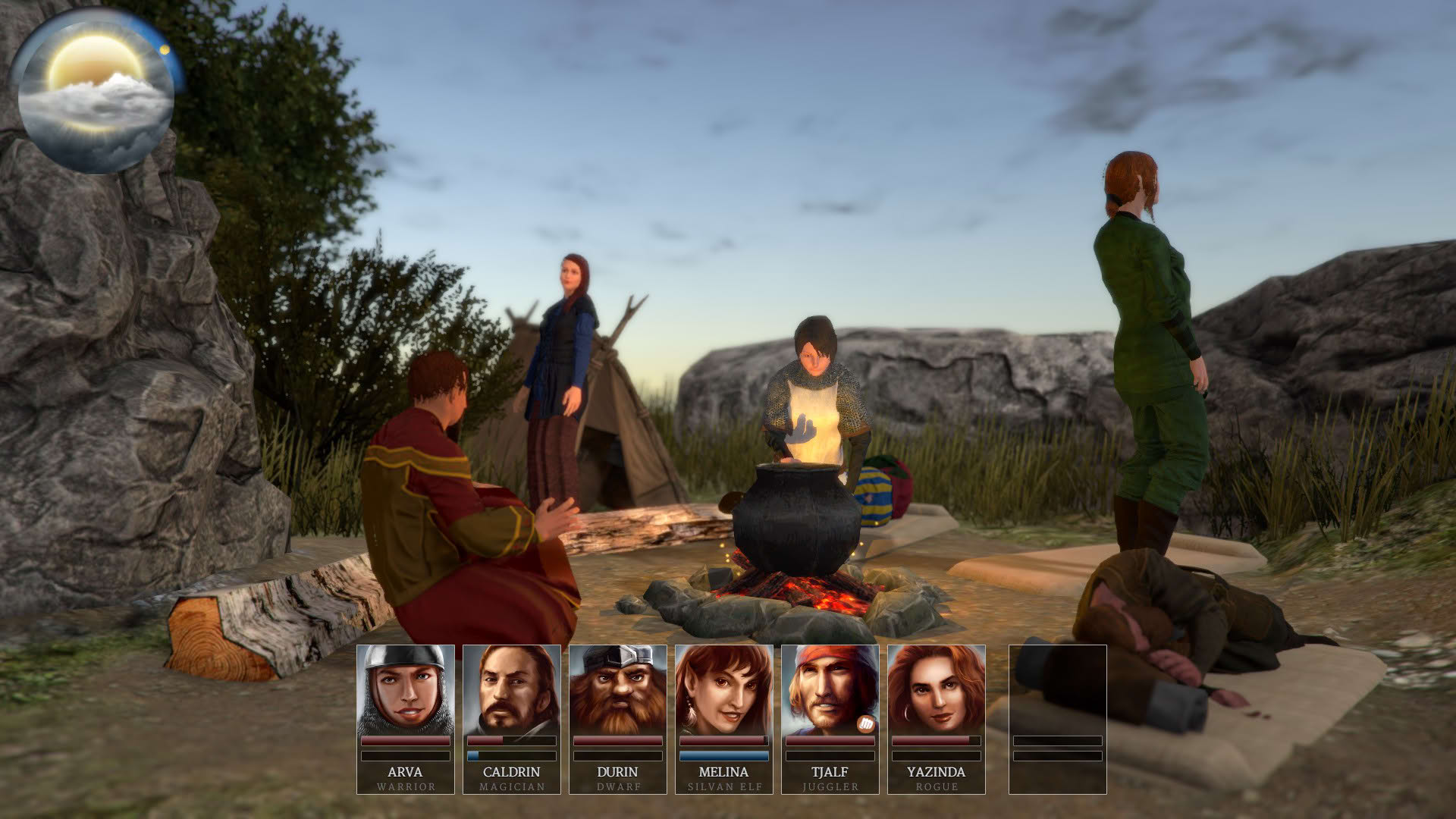Screenshot for Realms of Arkania: Star Trail