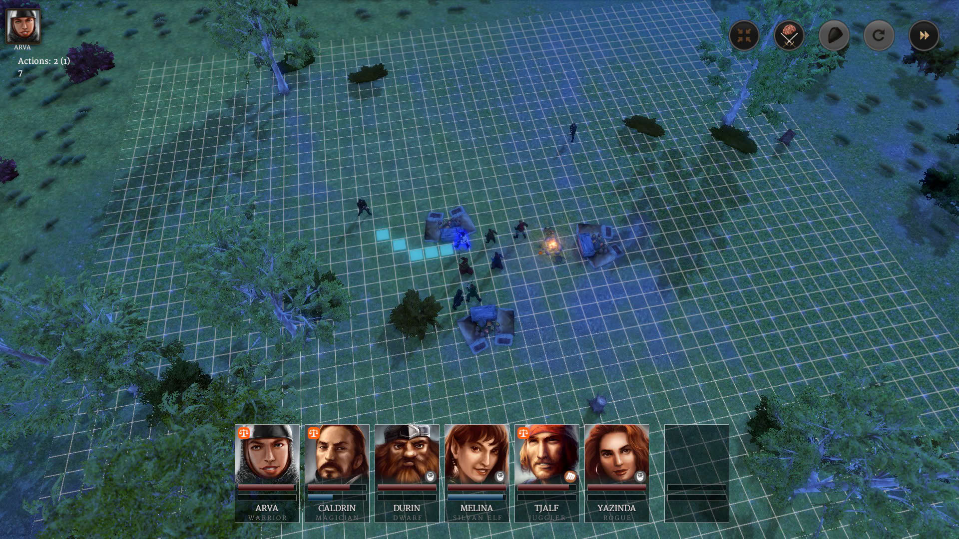 Screenshot for Realms of Arkania: Star Trail