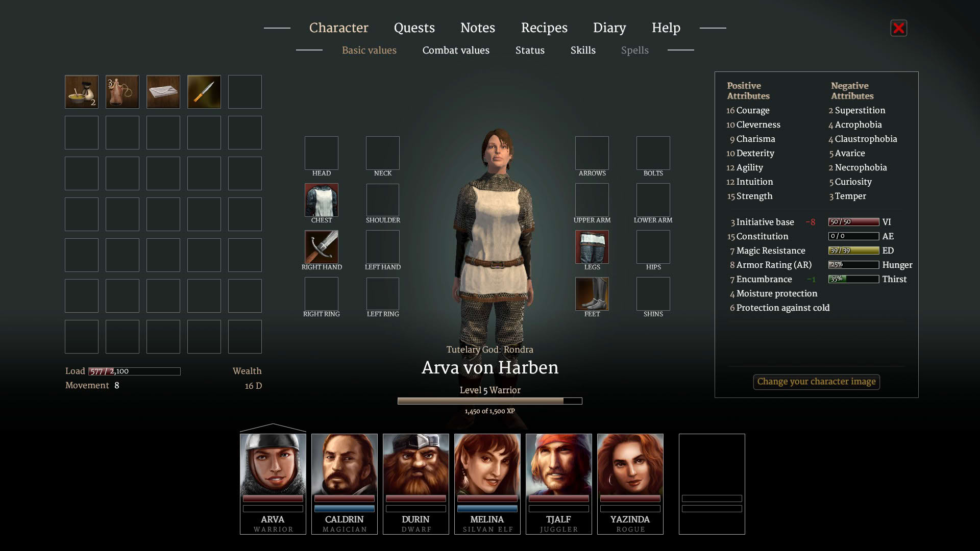 Screenshot for Realms of Arkania: Star Trail