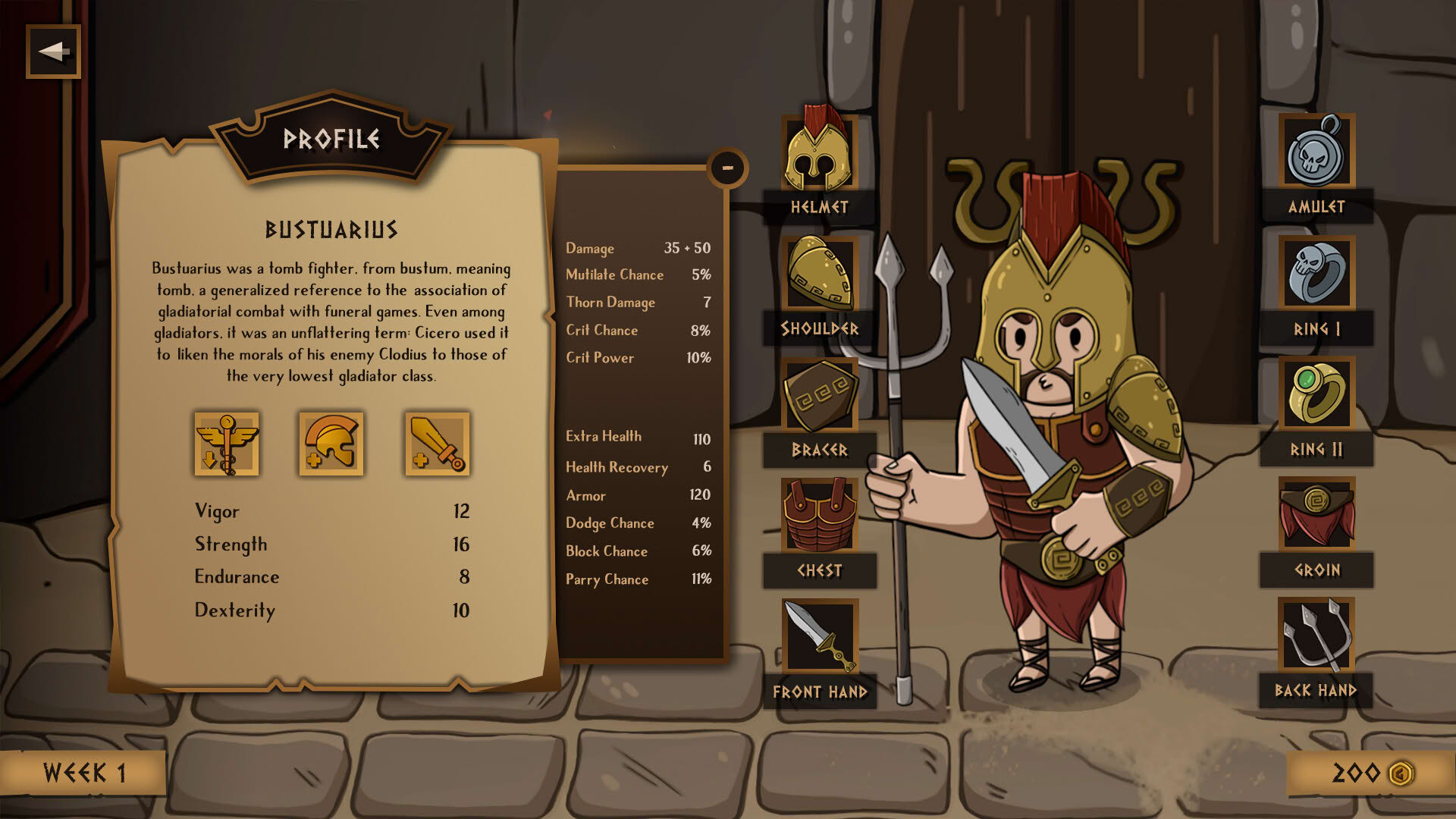 Screenshot for Lanista: Shadows and Dust
