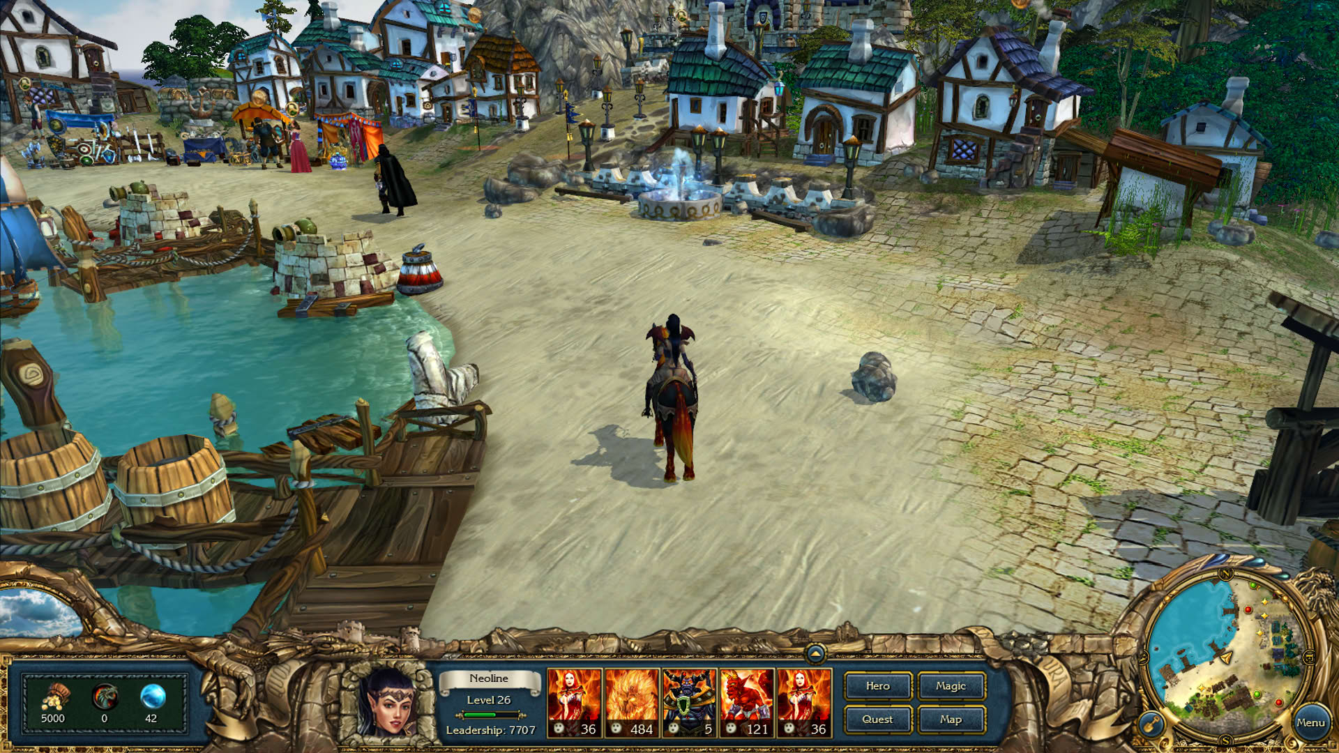 Screenshot for King's Bounty: Dark Side