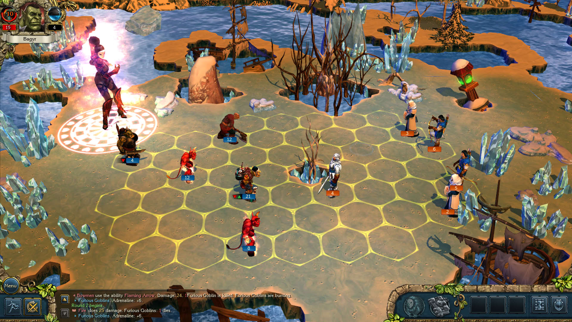 Screenshot for King's Bounty: Dark Side