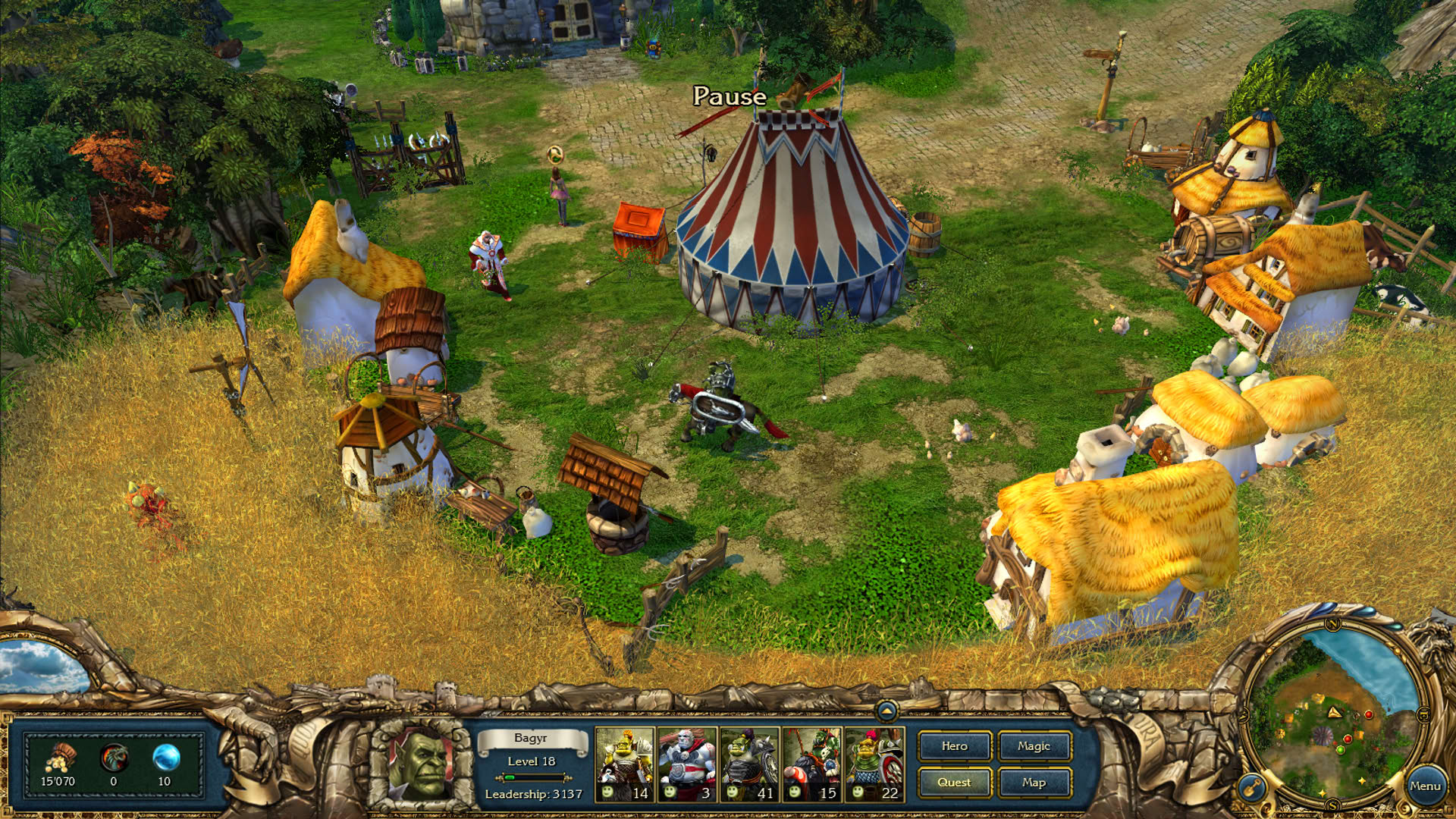 Screenshot for King's Bounty: Dark Side