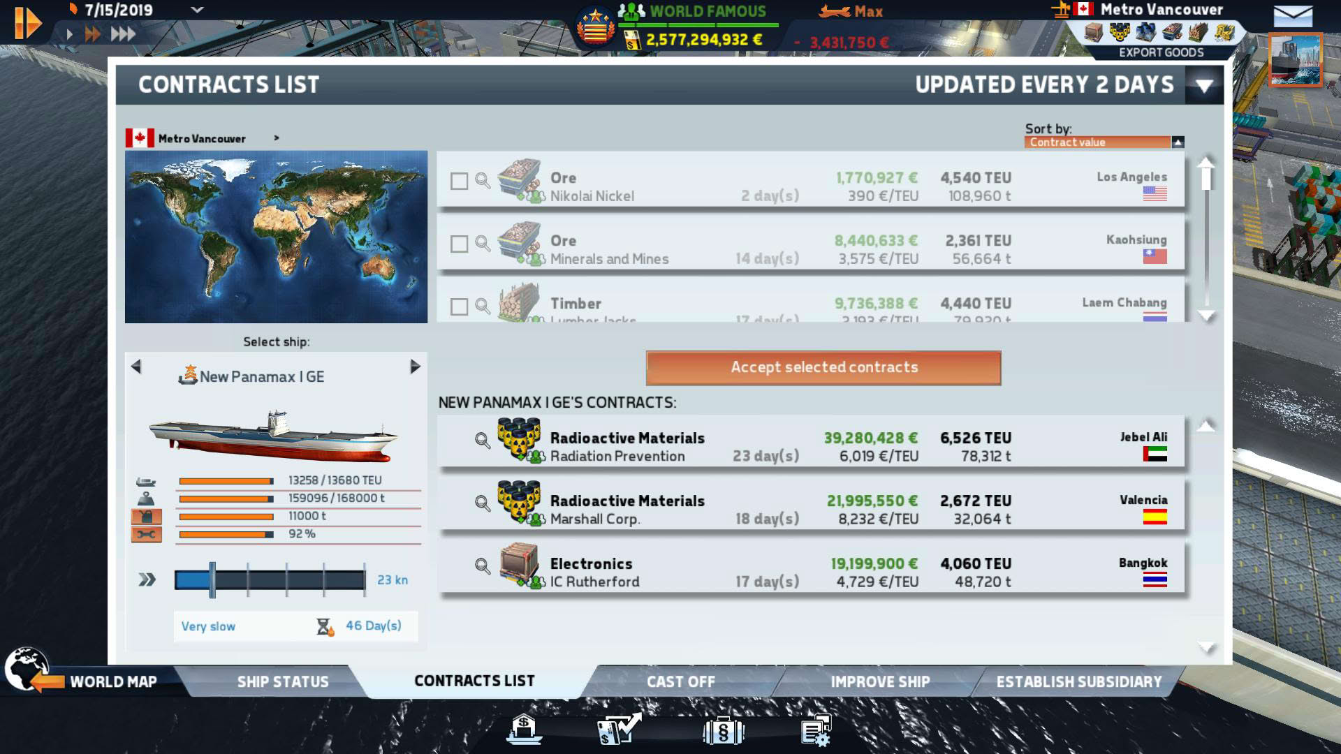 Screenshot for TransOcean: The Shipping Company