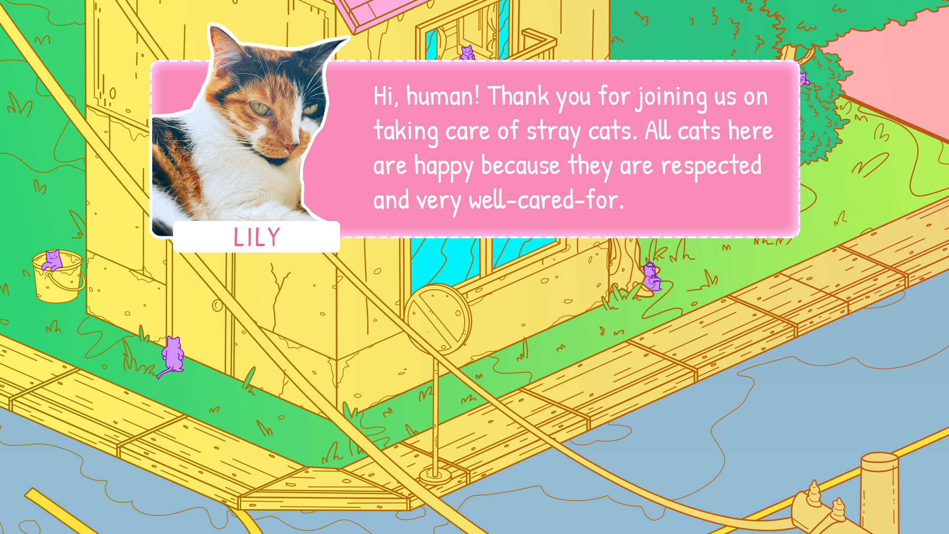 Screenshot for Stray Cats in Cozy Town