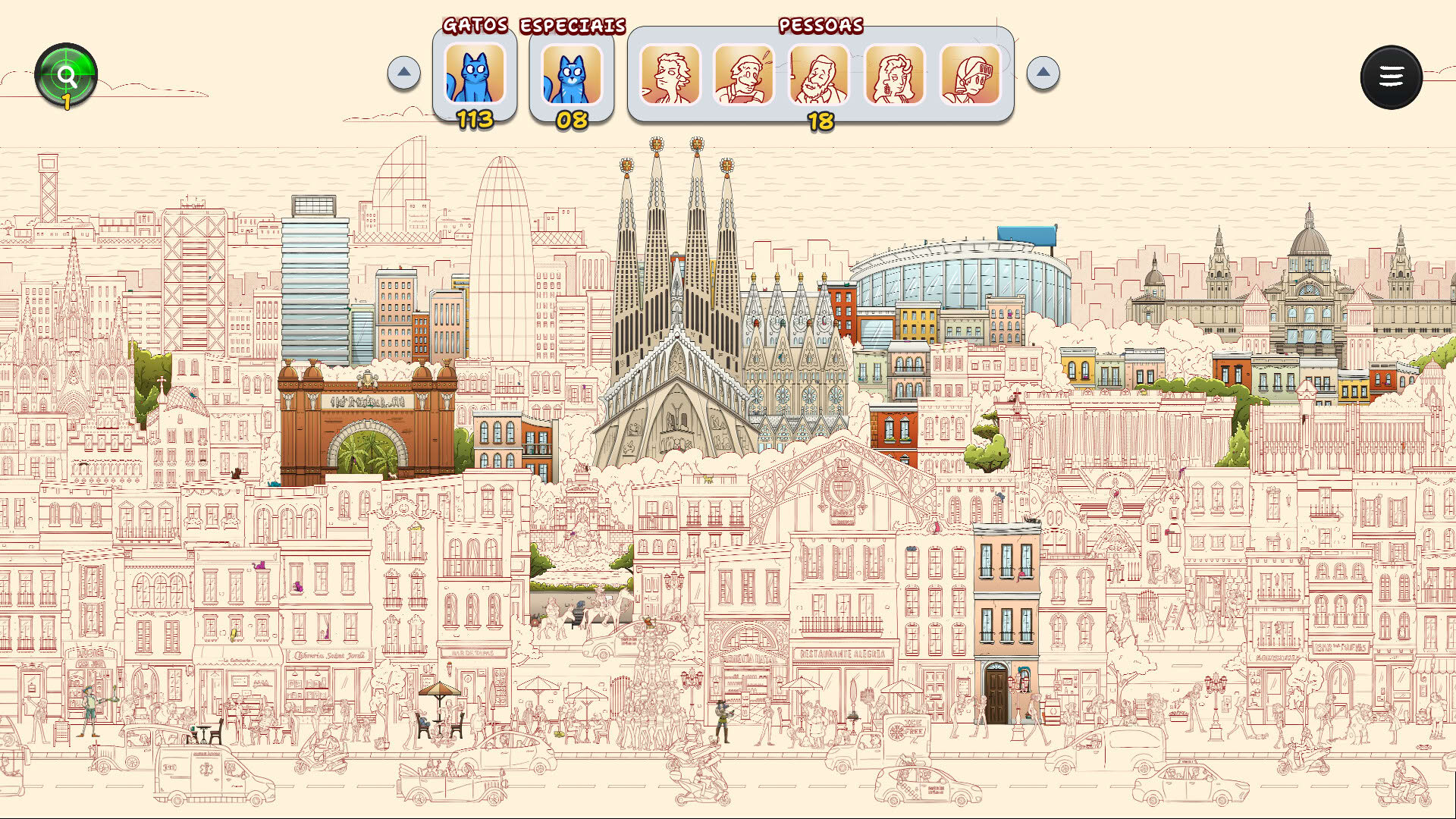 Screenshot for Hidden Cats in Barcelona