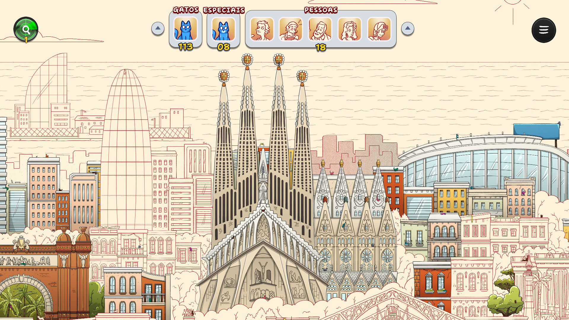 Screenshot for Hidden Cats in Barcelona
