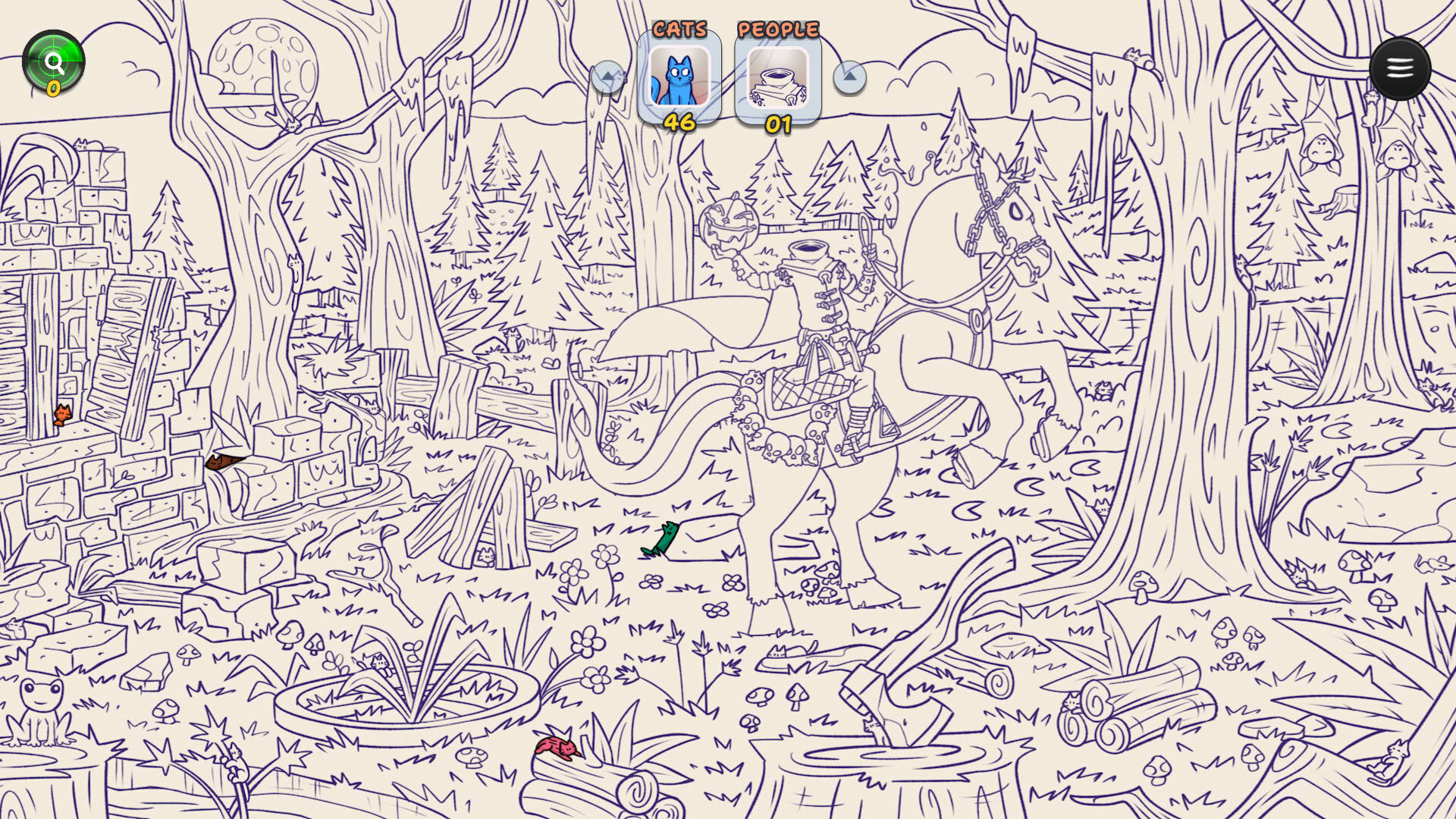 Screenshot for Hidden Cats in Spooky Village