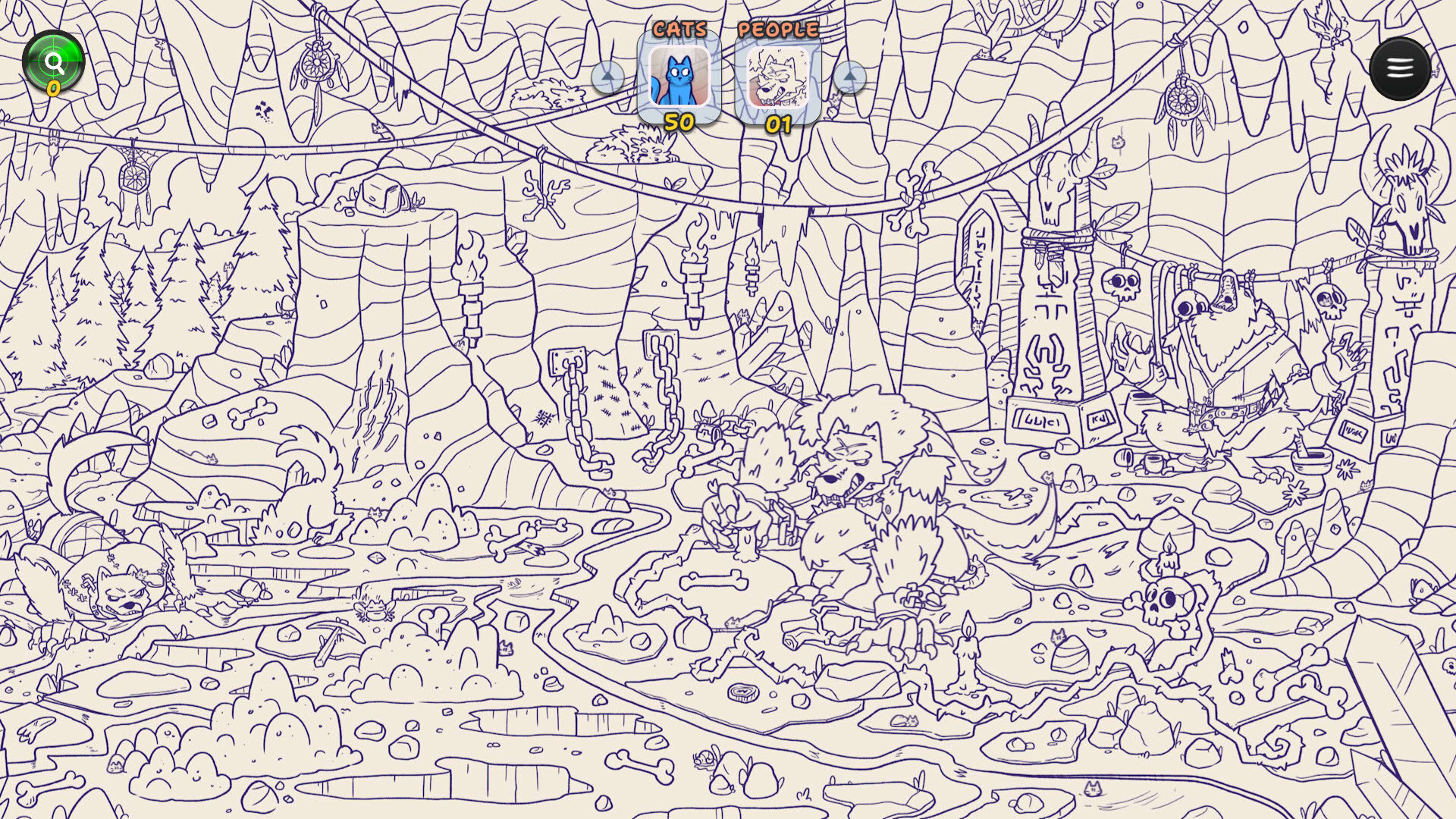 Screenshot for Hidden Cats in Spooky Village