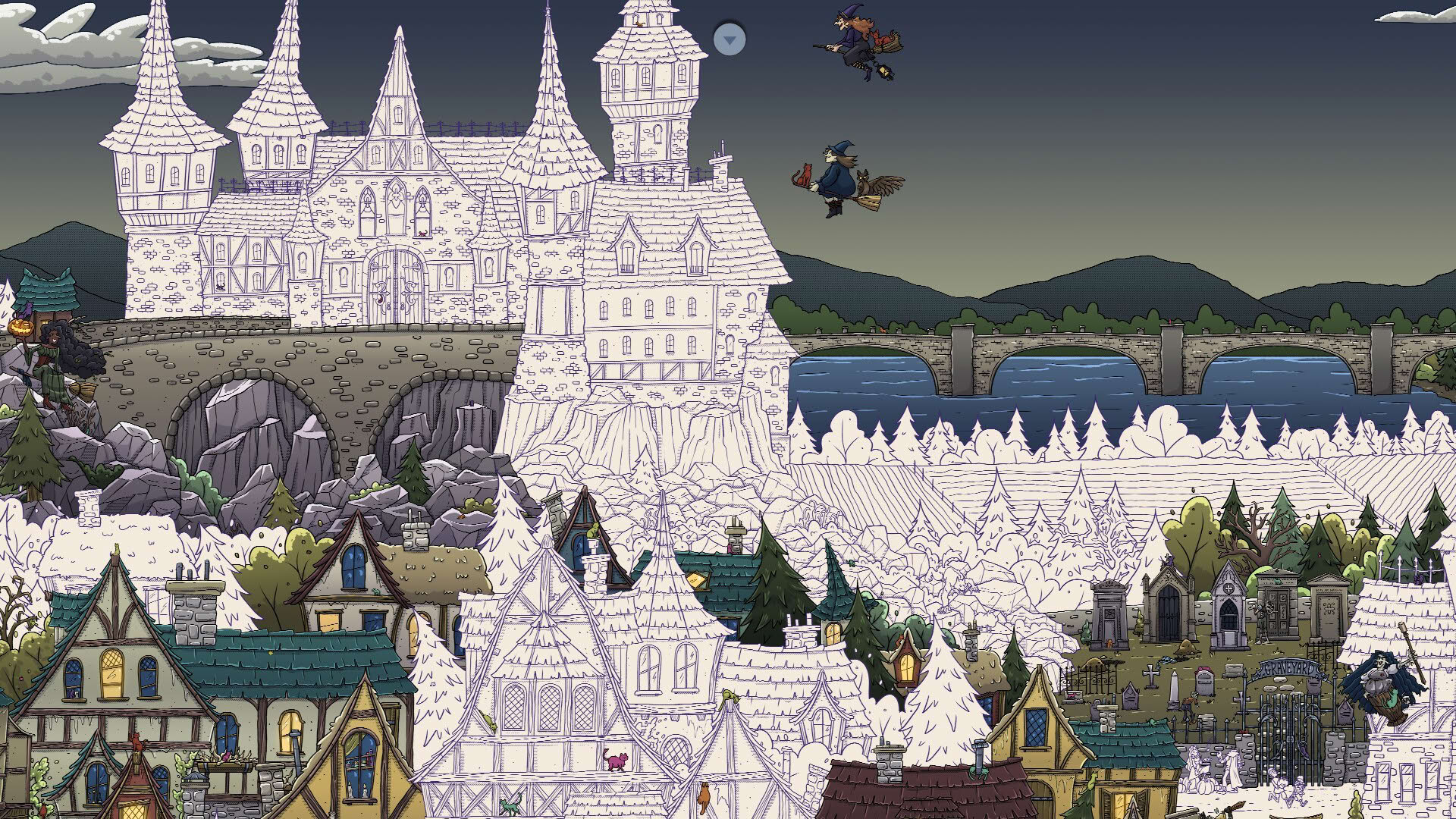 Screenshot for Hidden Cats in Spooky Village
