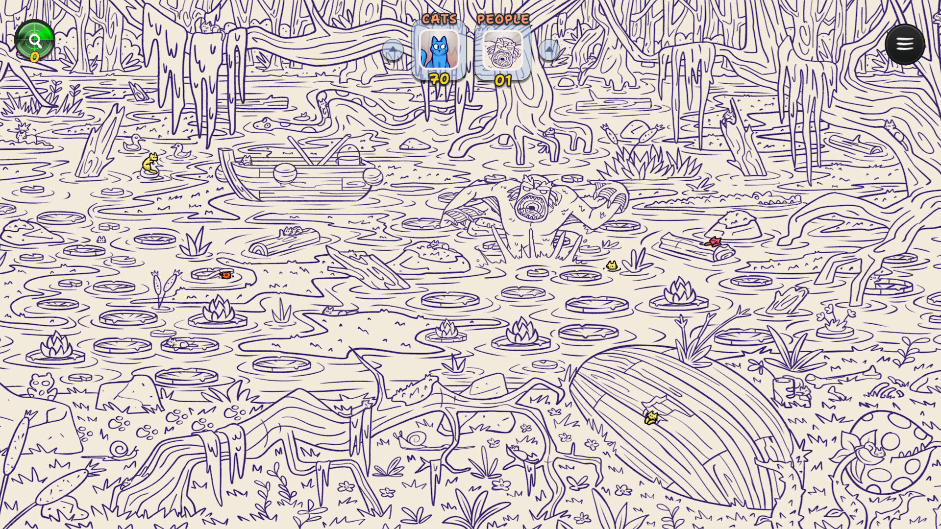 Screenshot for Hidden Cats in Spooky Village