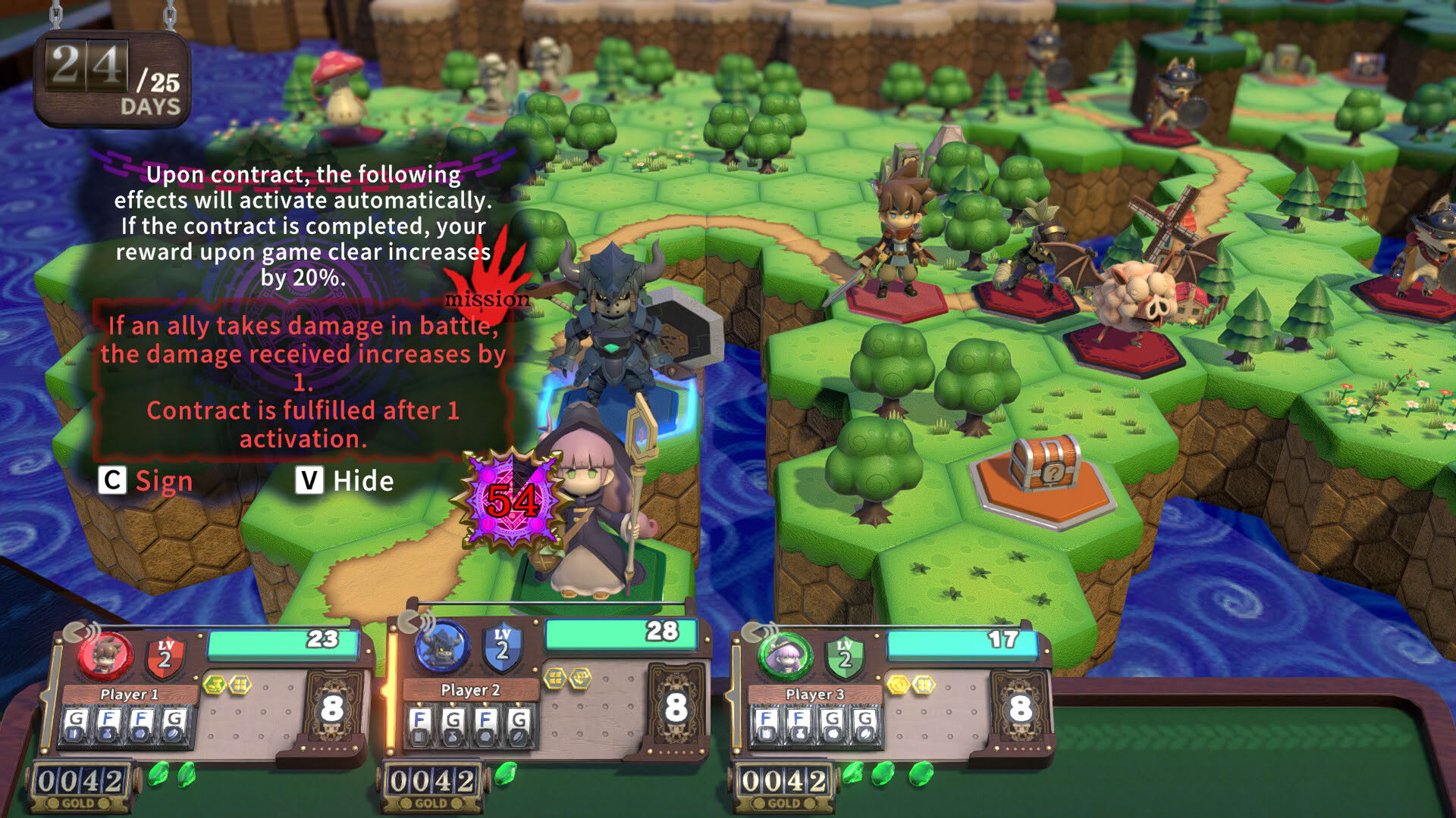 Screenshot for Viractal: Will You Trust Your Party?