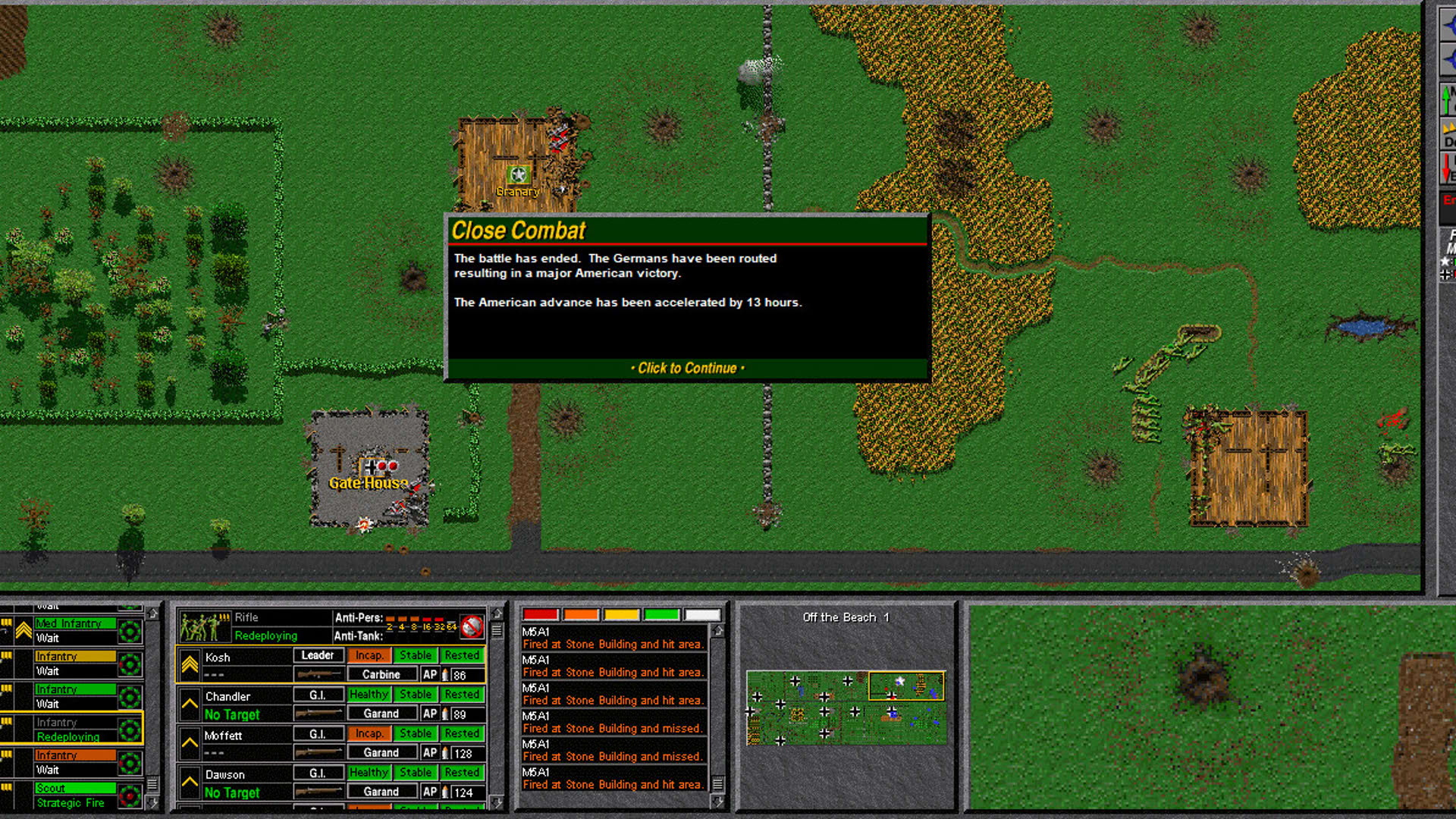 Screenshot for Close Combat