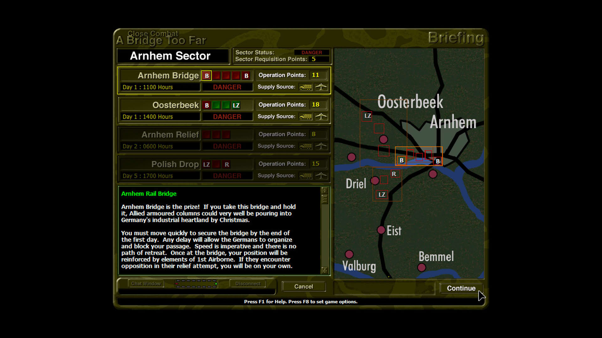 Screenshot for Close Combat: A Bridge Too Far