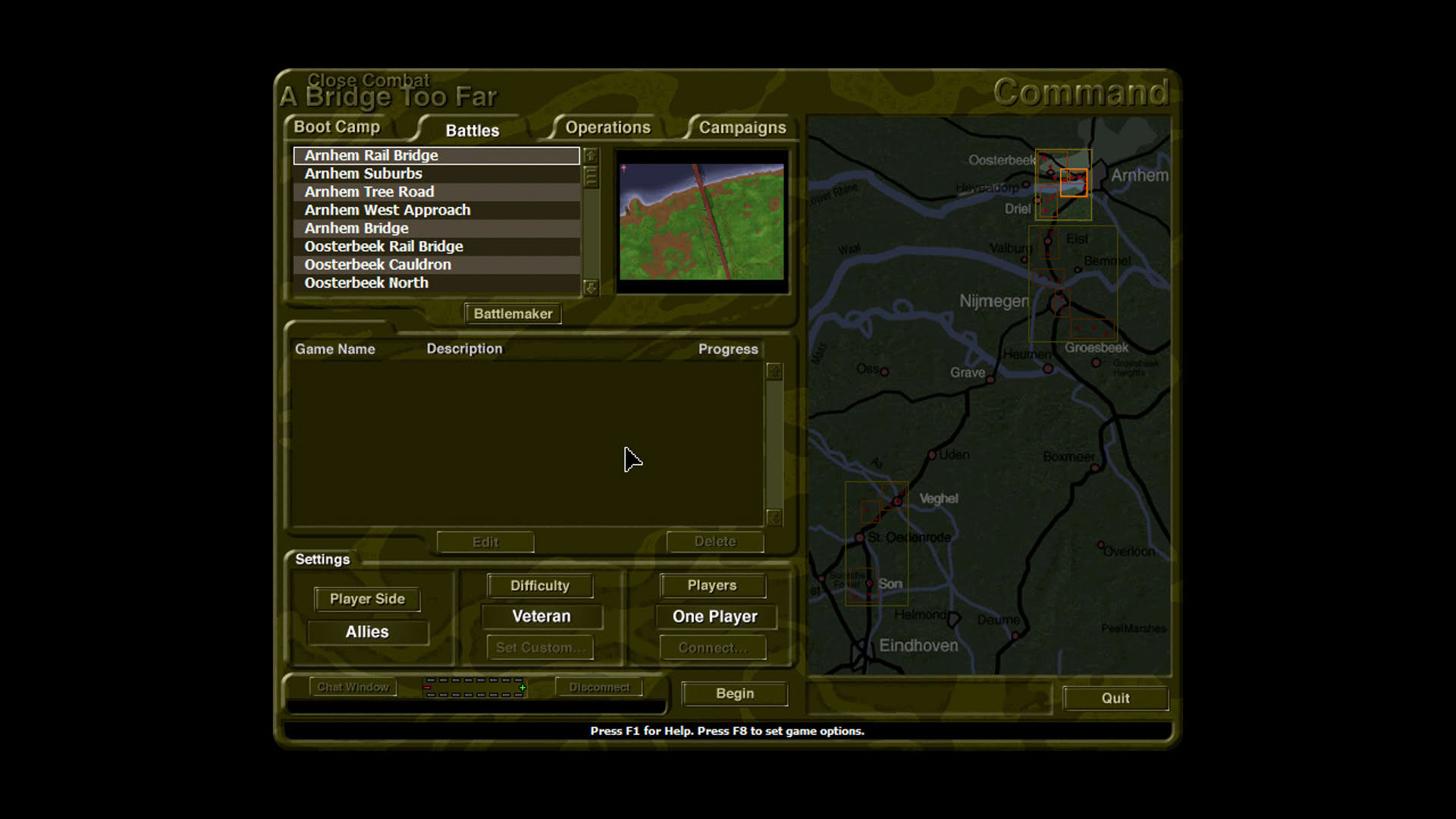 Screenshot for Close Combat: A Bridge Too Far