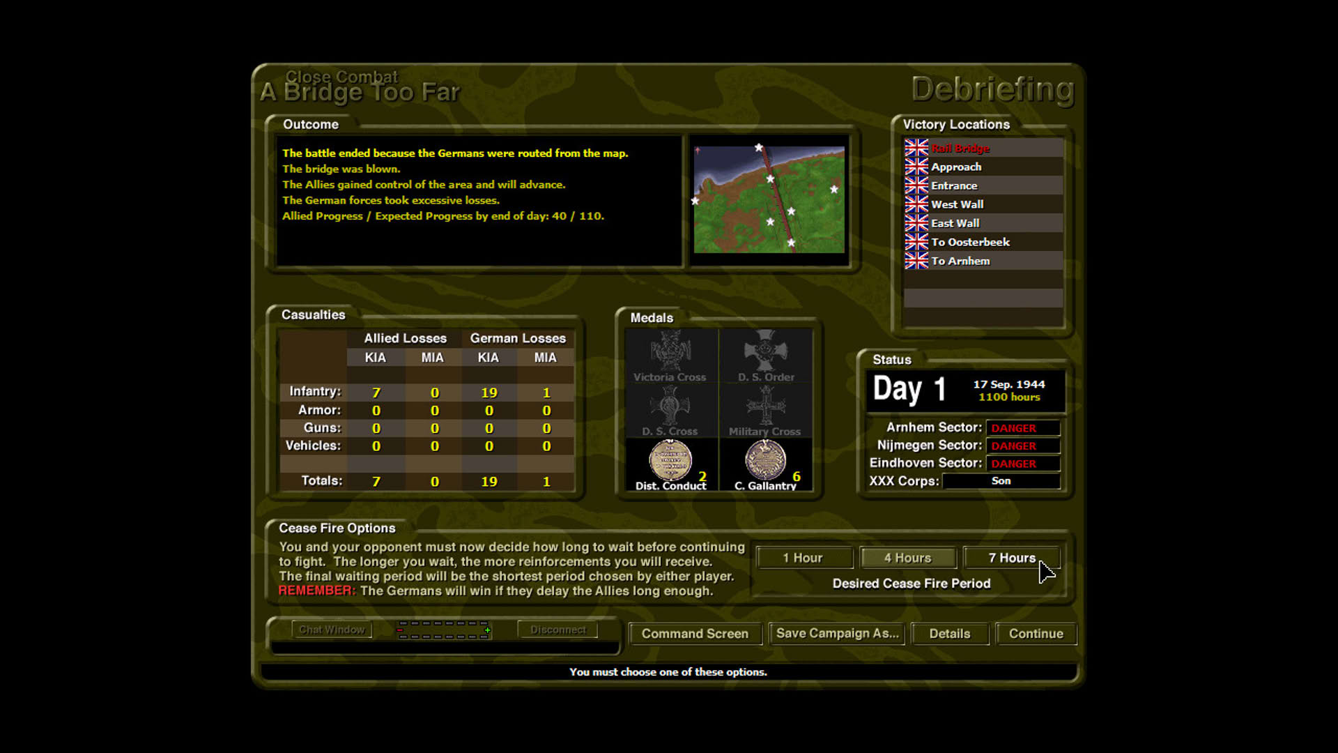 Screenshot for Close Combat: A Bridge Too Far