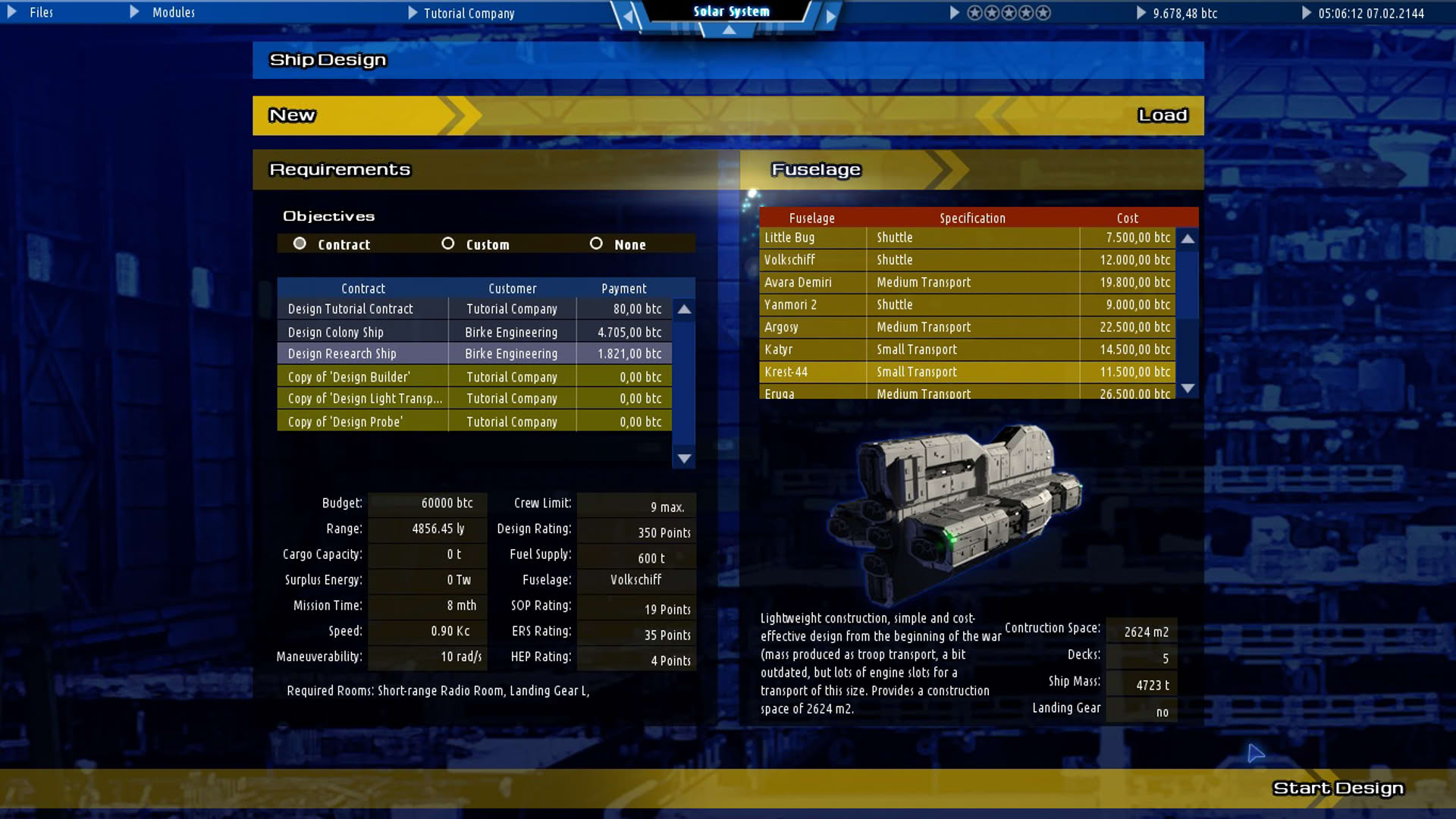 Screenshot for Starship Corporation
