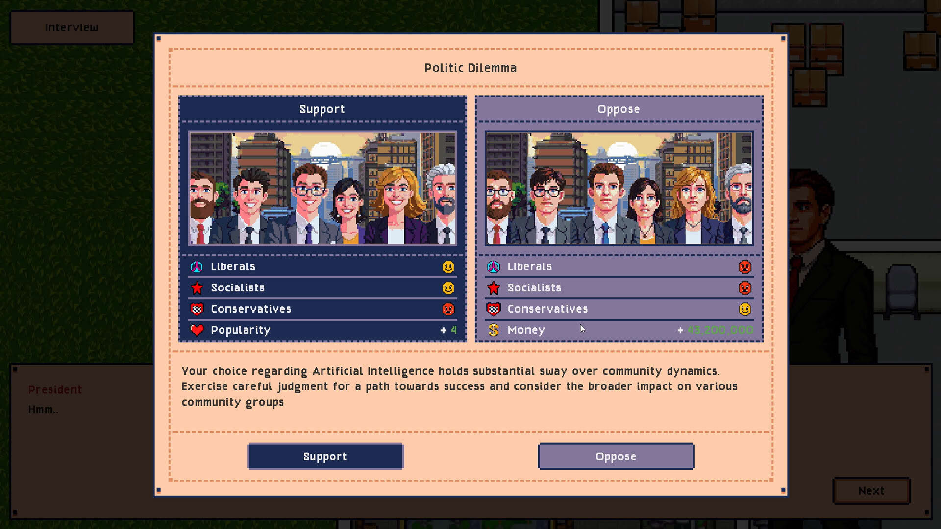 Screenshot for Presidential Rise