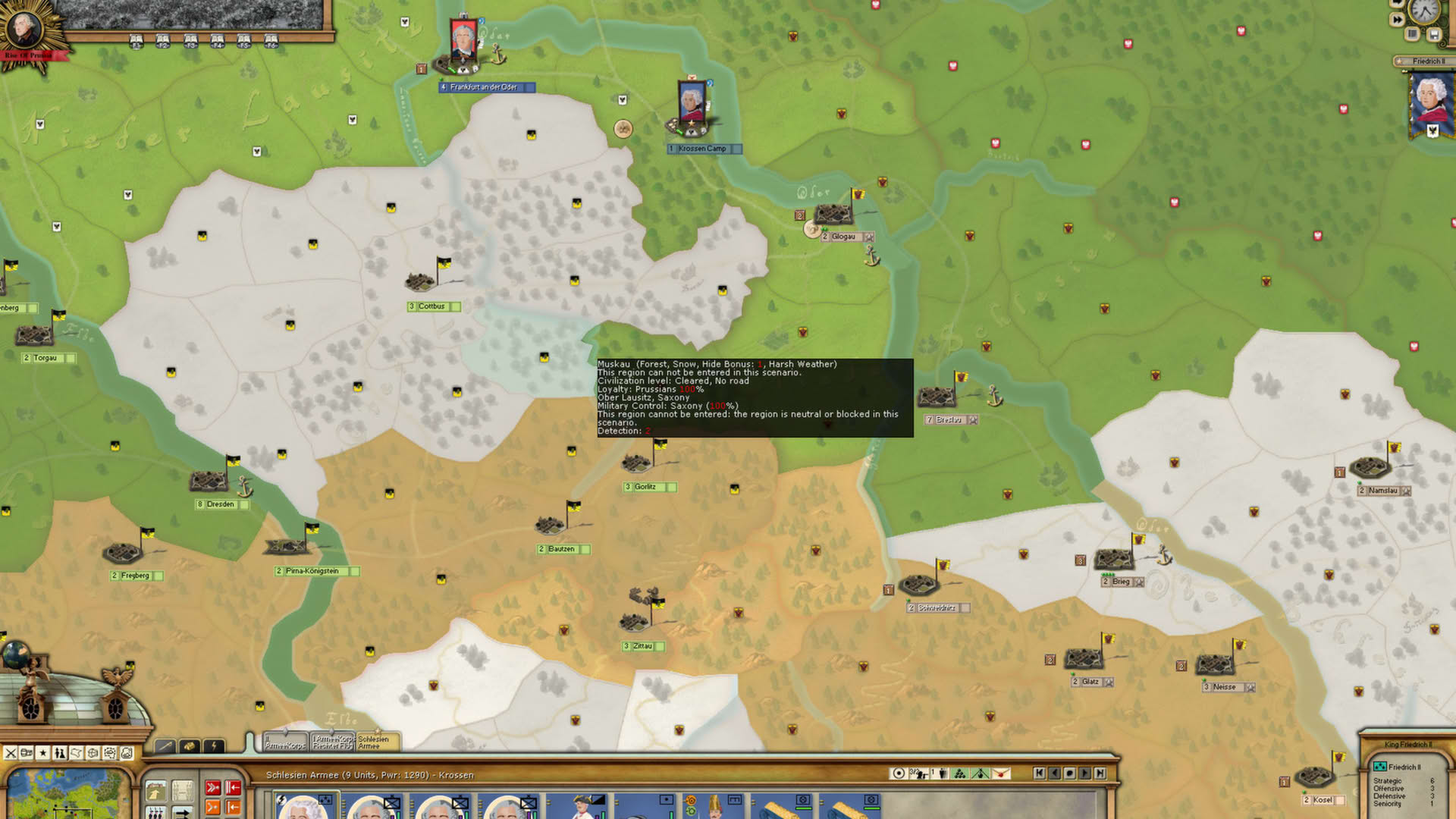 Screenshot for Rise of Prussia Gold