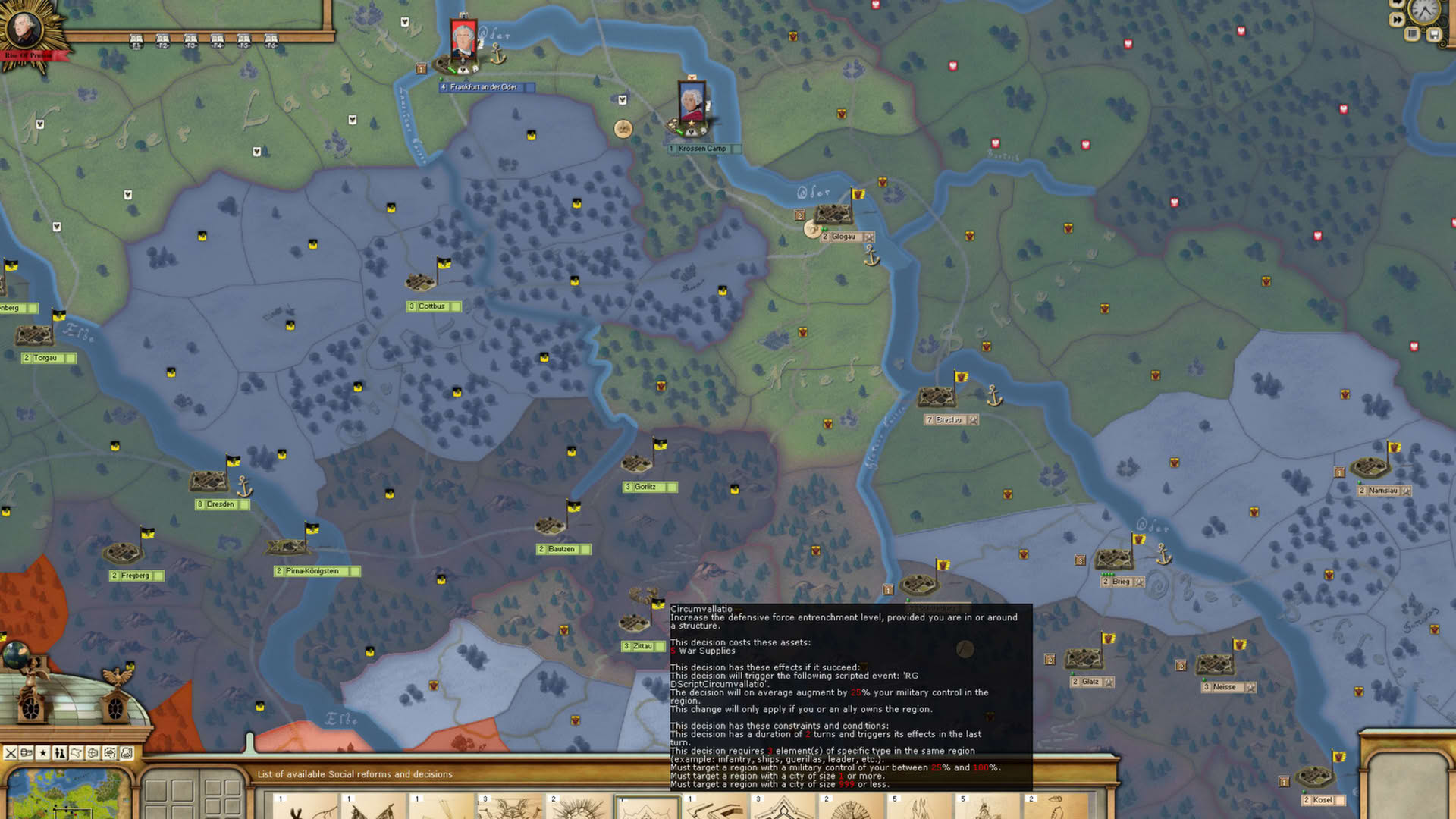 Screenshot for Rise of Prussia Gold