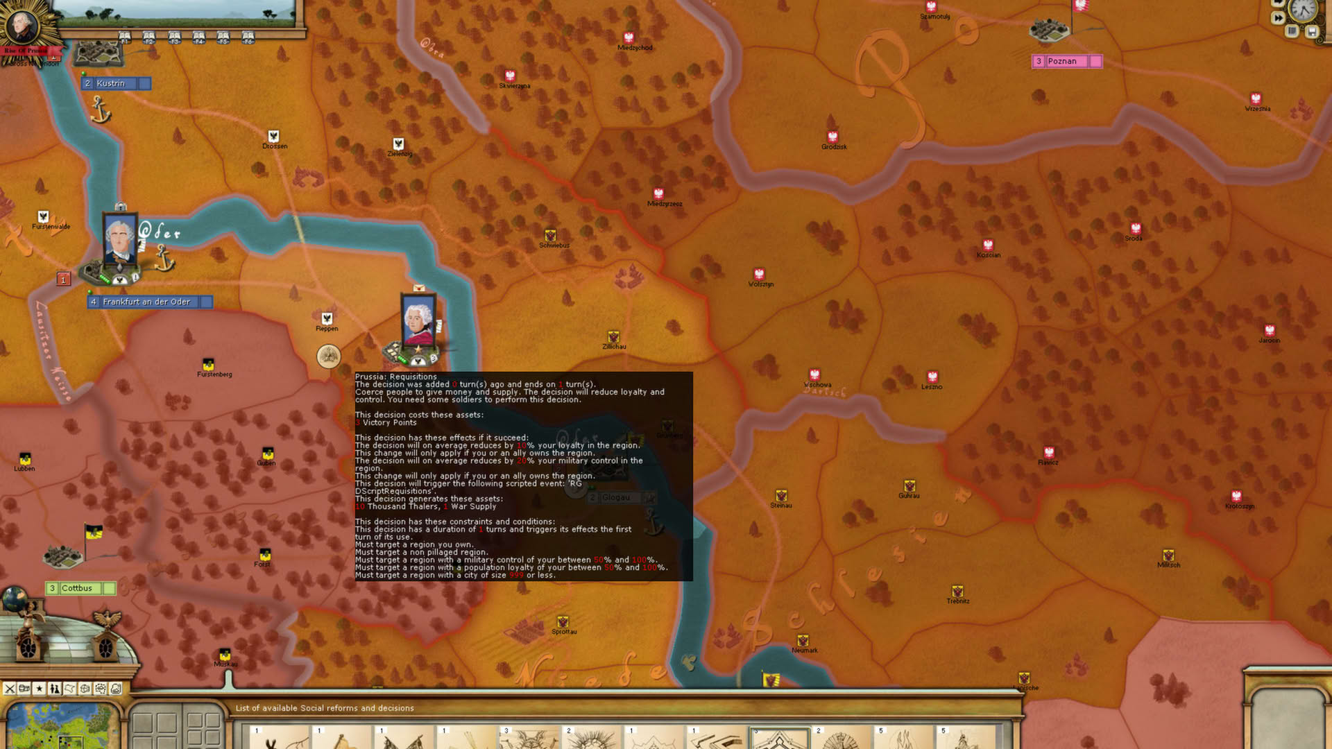 Screenshot for Rise of Prussia Gold