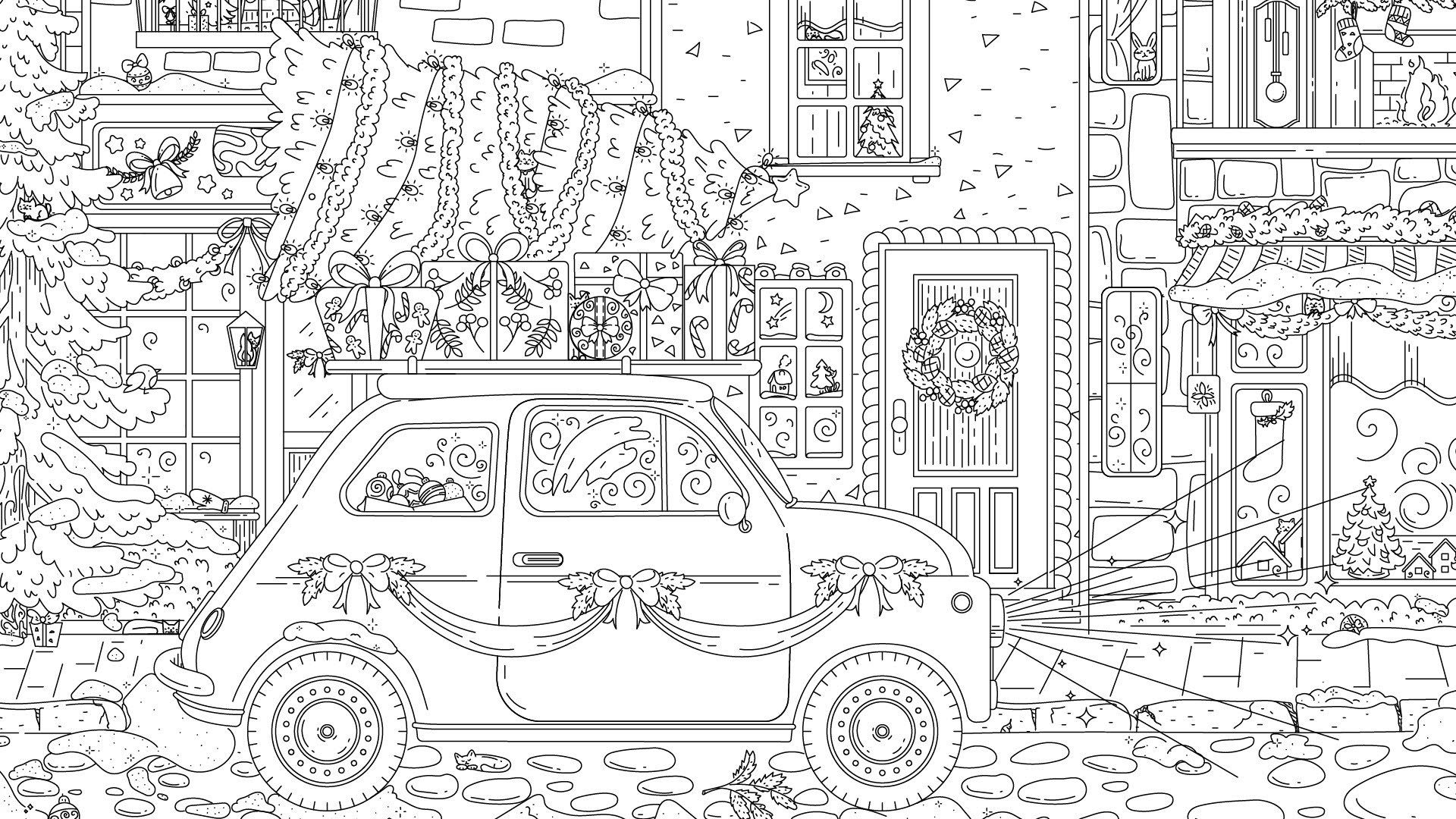 Screenshot for Travellin Cats in Christmas