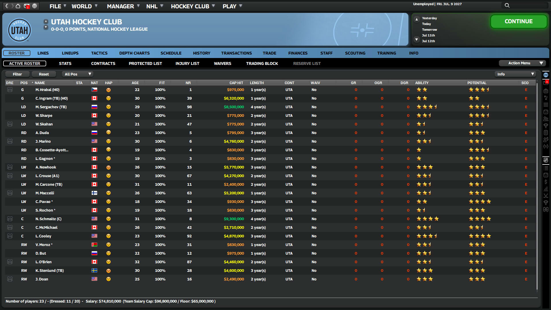 Screenshot for Franchise Hockey Manager 11