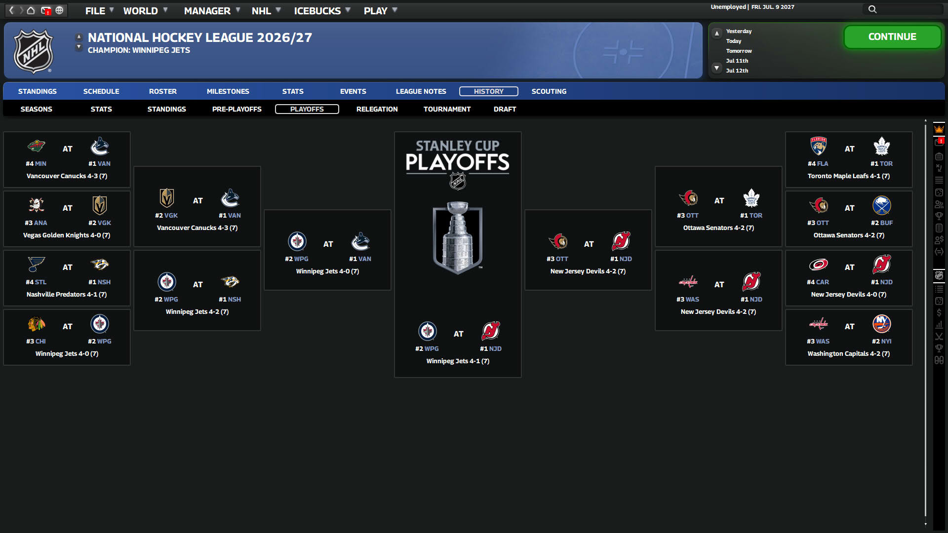 Screenshot for Franchise Hockey Manager 11
