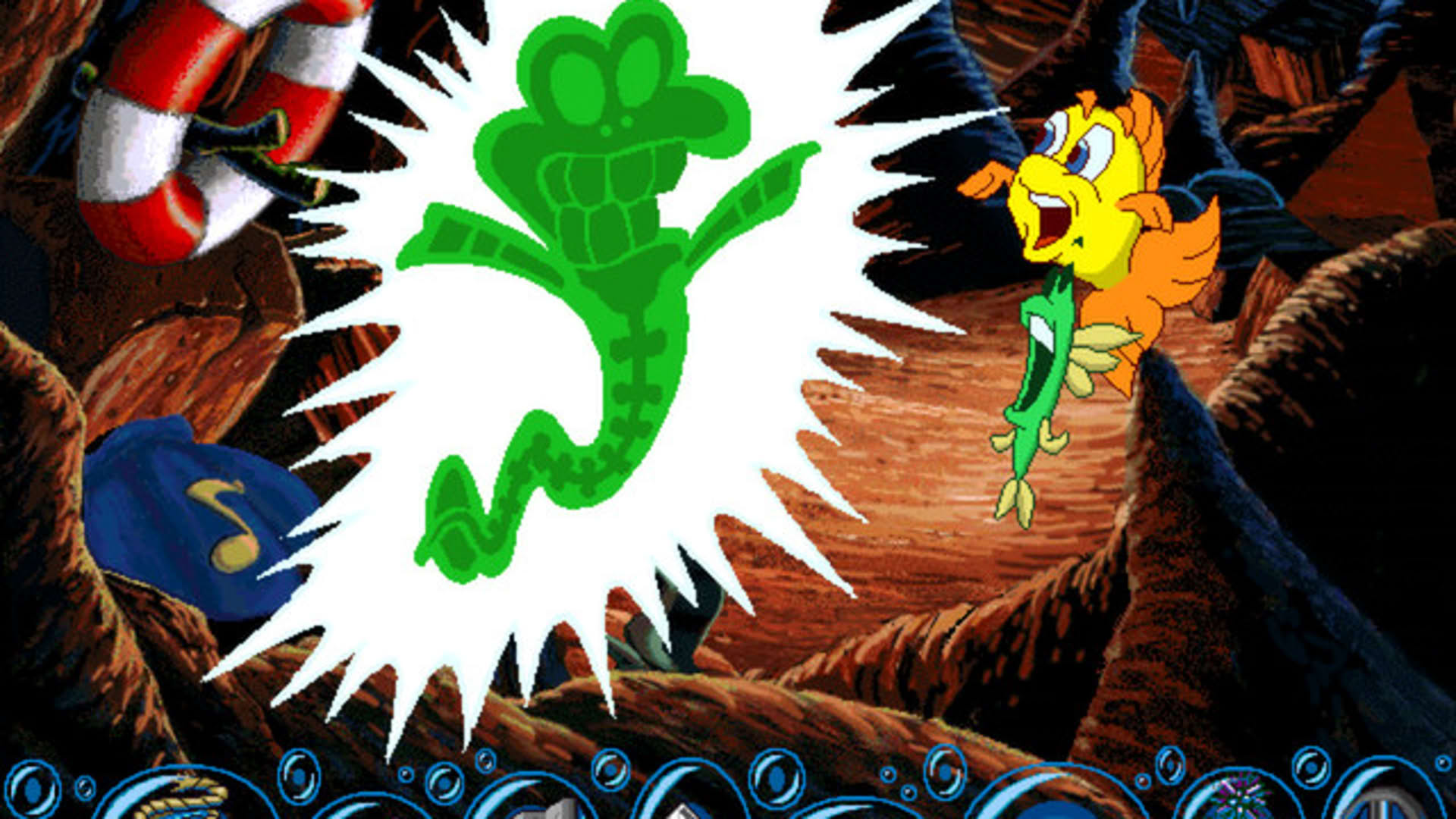 Screenshot for Freddi Fish 2: The Case of the Haunted Schoolhouse