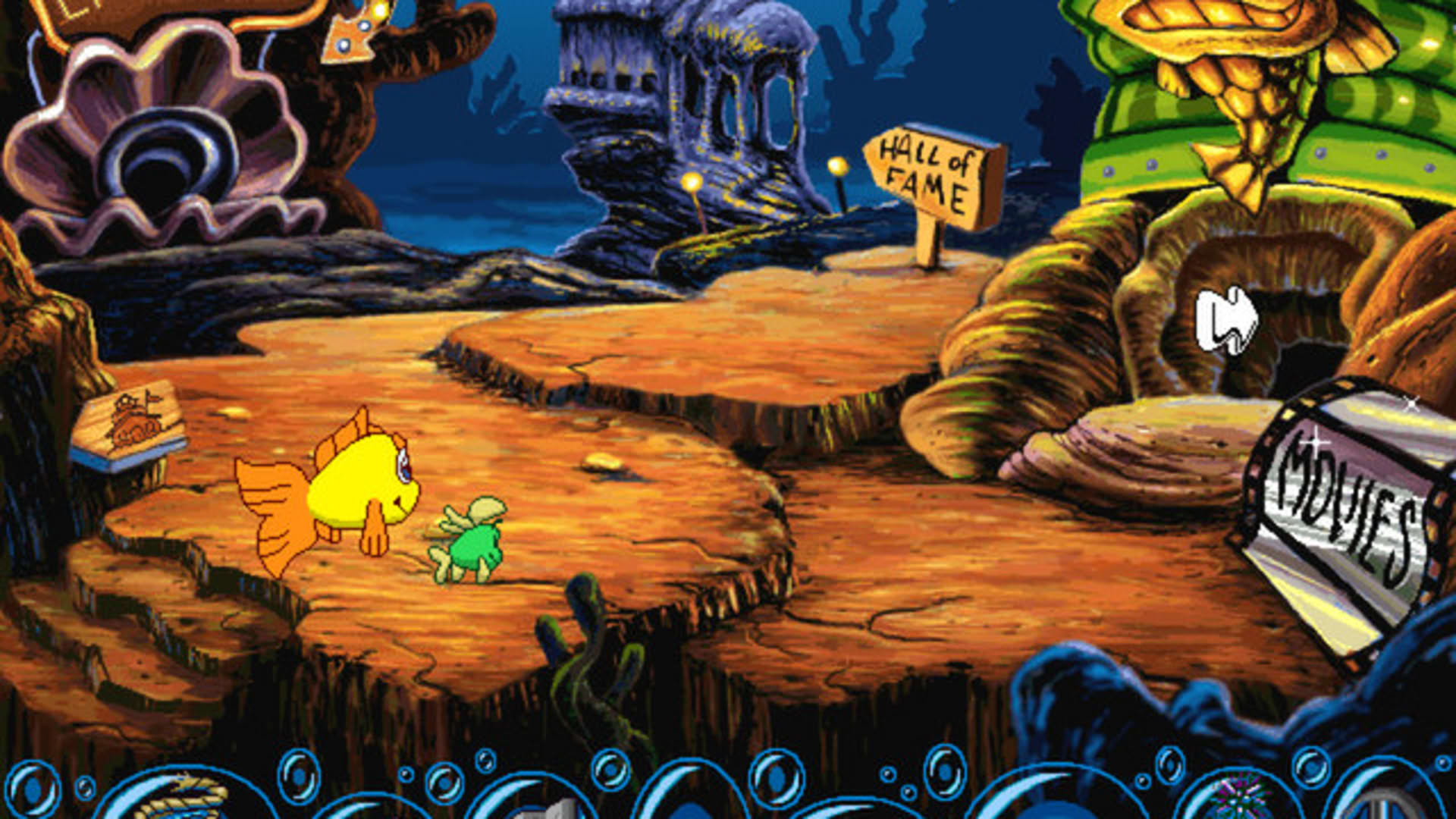 Screenshot for Freddi Fish 2: The Case of the Haunted Schoolhouse