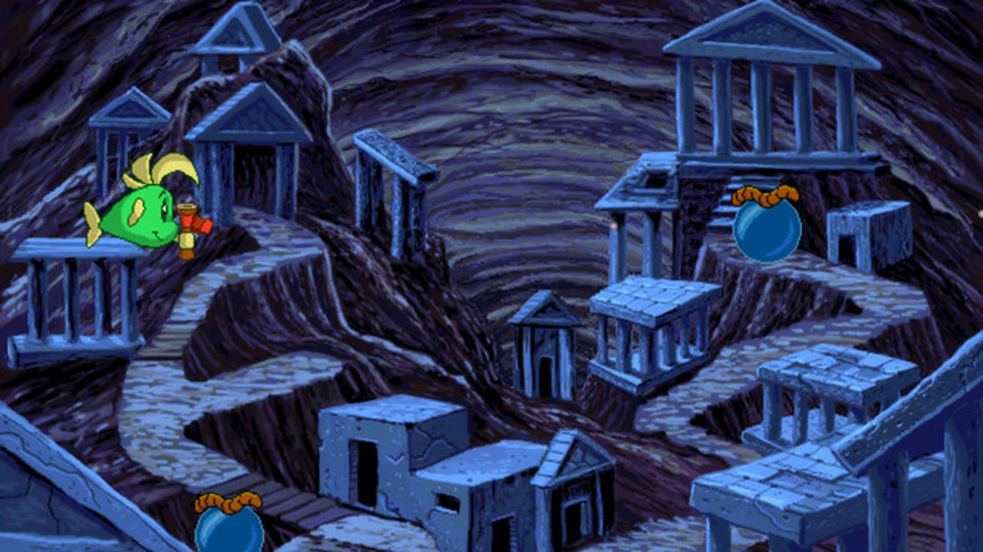 Screenshot for Freddi Fish and Luther's Water Worries