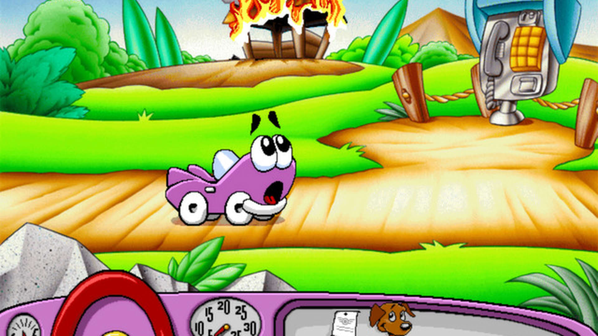 Screenshot for Putt-Putt Enters the Race