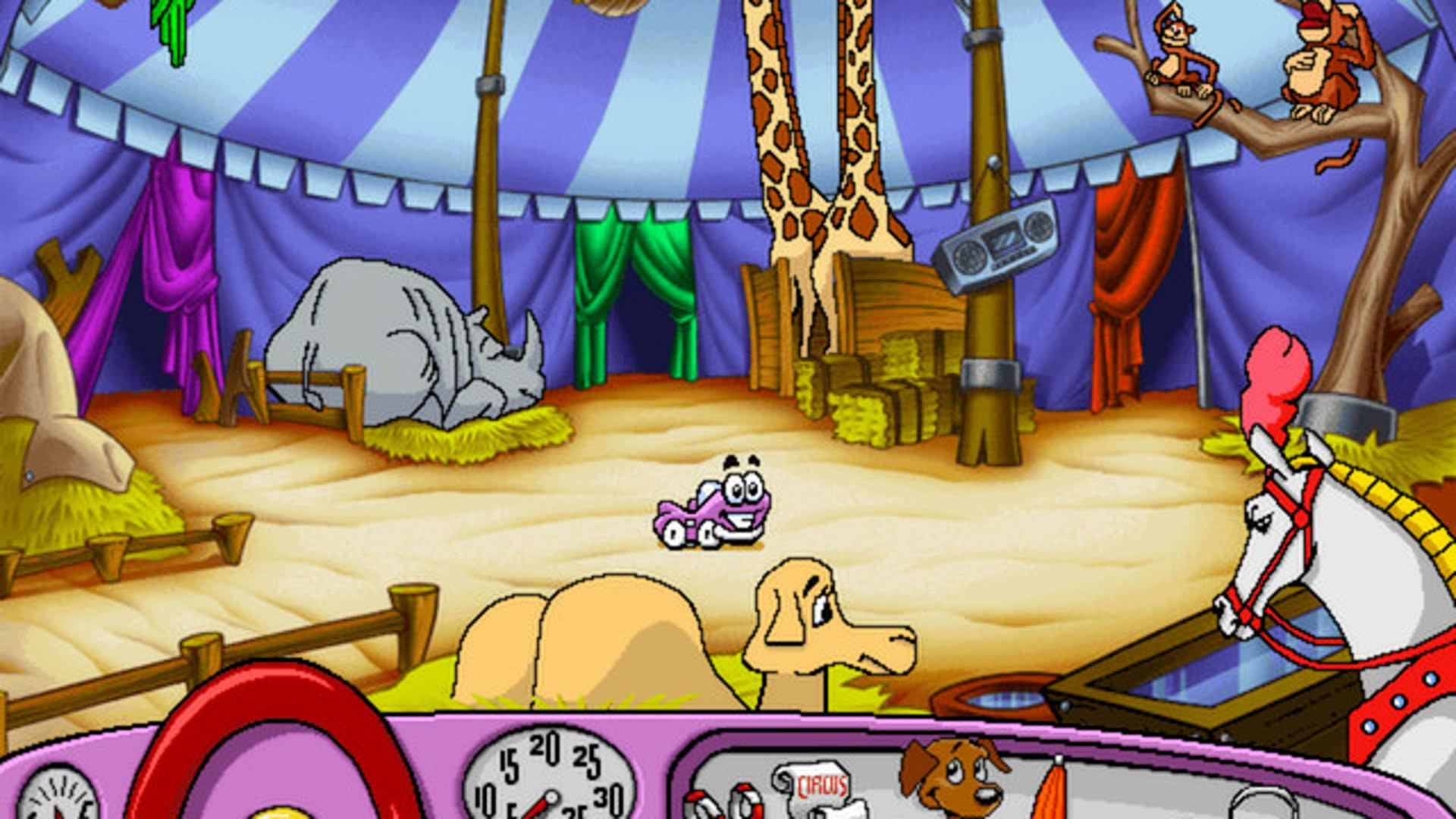 Screenshot for Putt-Putt Joins the Circus