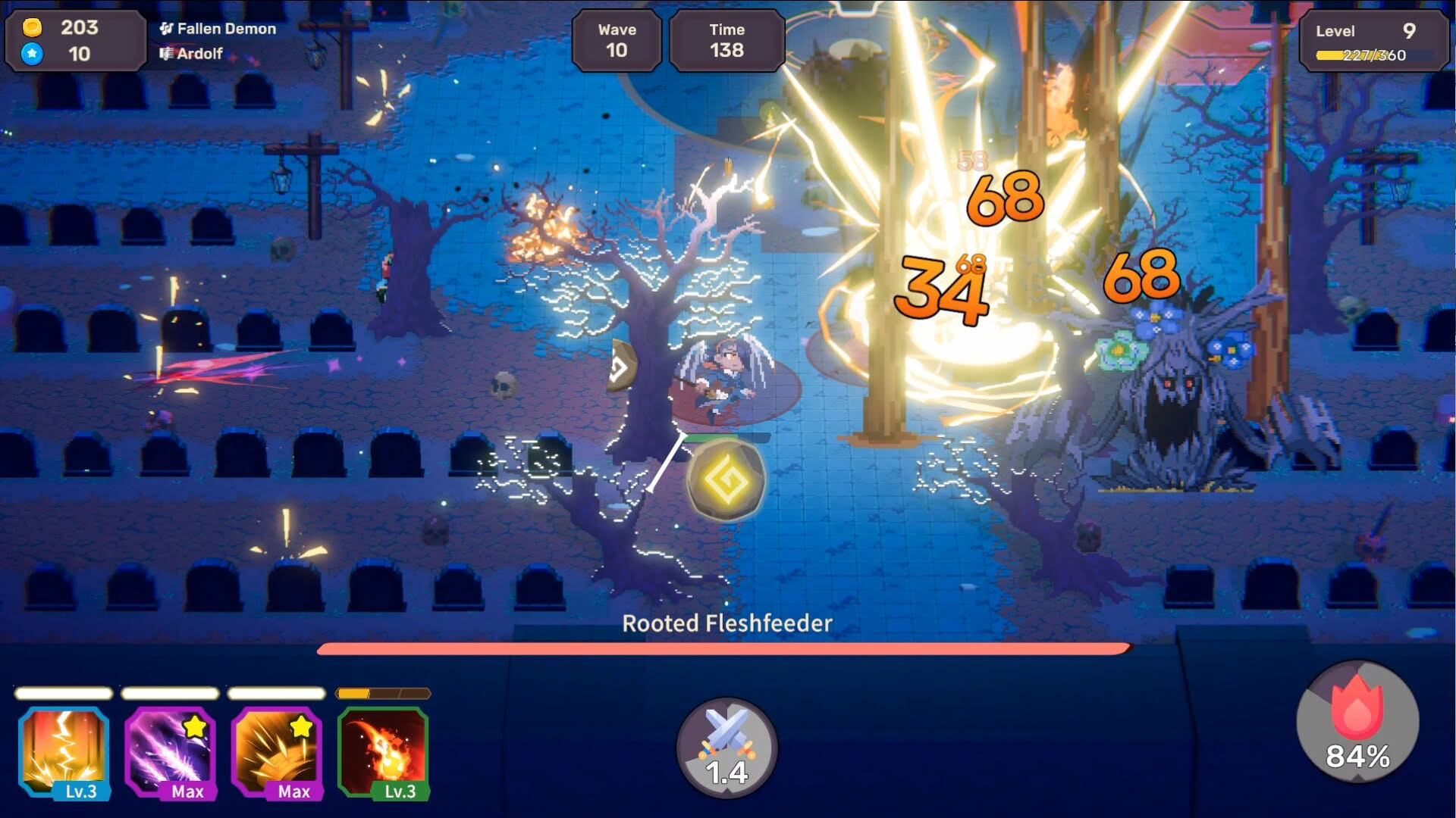 Screenshot for Rhythm Witch: Beat Death