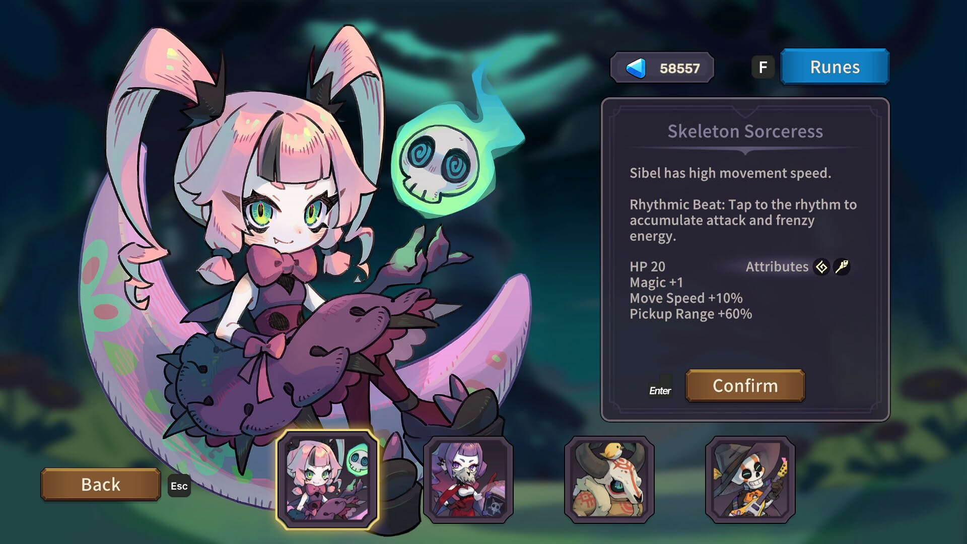 Screenshot for Rhythm Witch: Beat Death