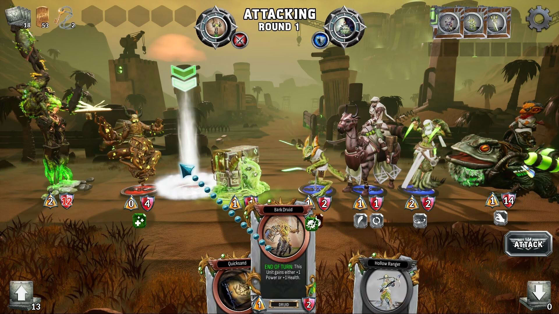 Screenshot for Dragon Front: Adventures
