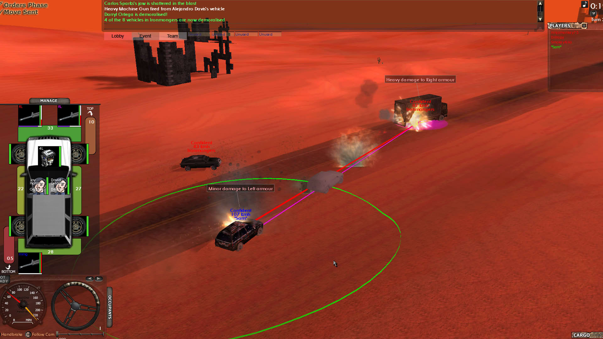 Screenshot for Darkwind: War on Wheels