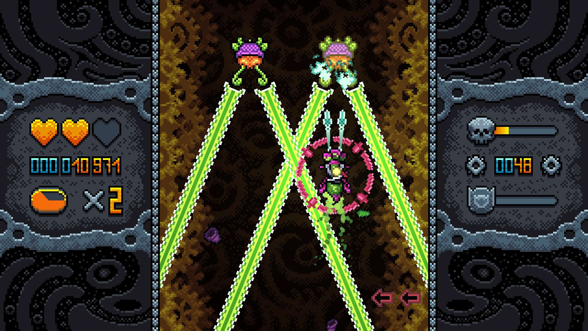Screenshot for Tiny Pixels Vol. 1: Ninpo Blast