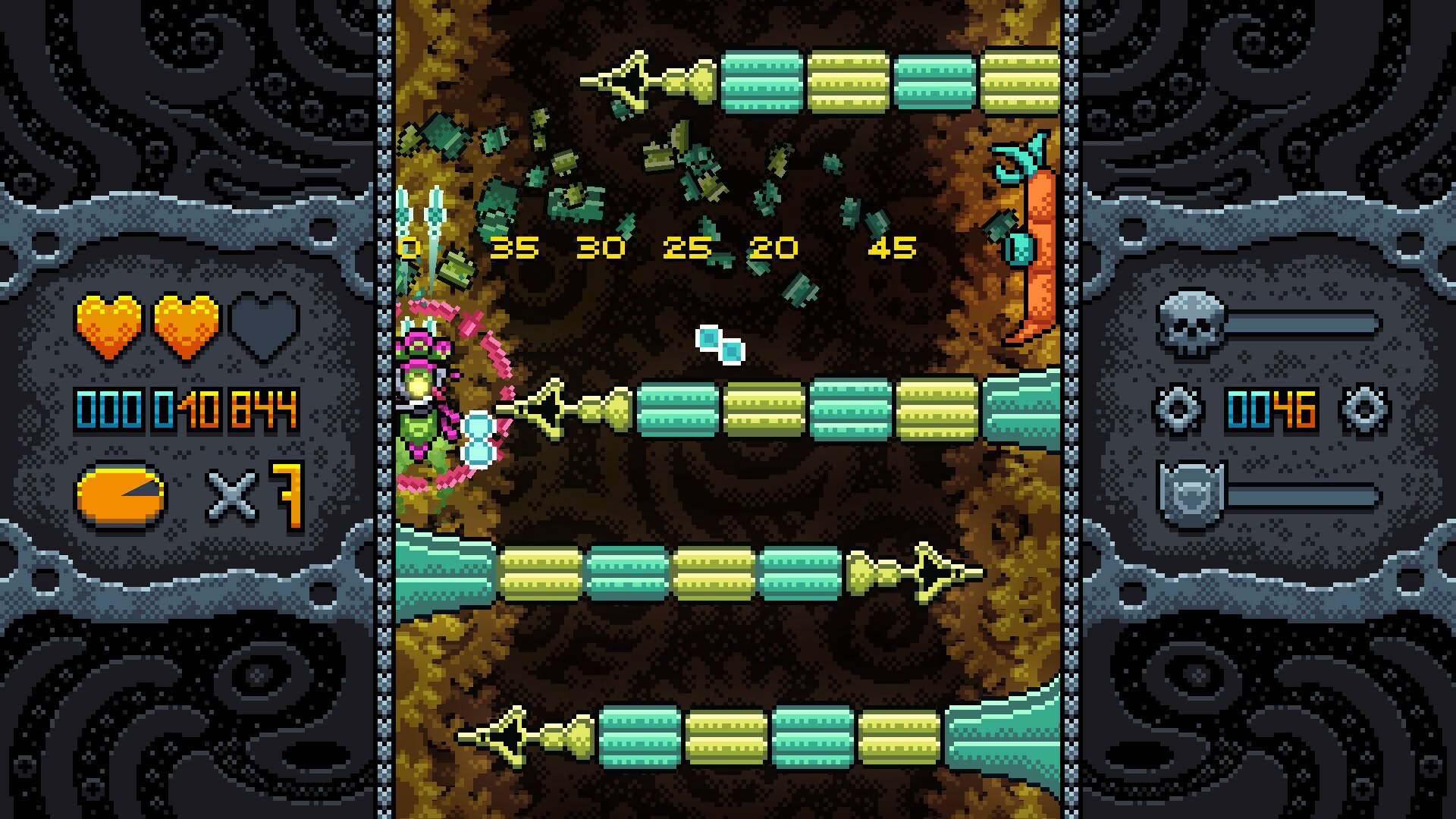 Screenshot for Tiny Pixels Vol. 1: Ninpo Blast