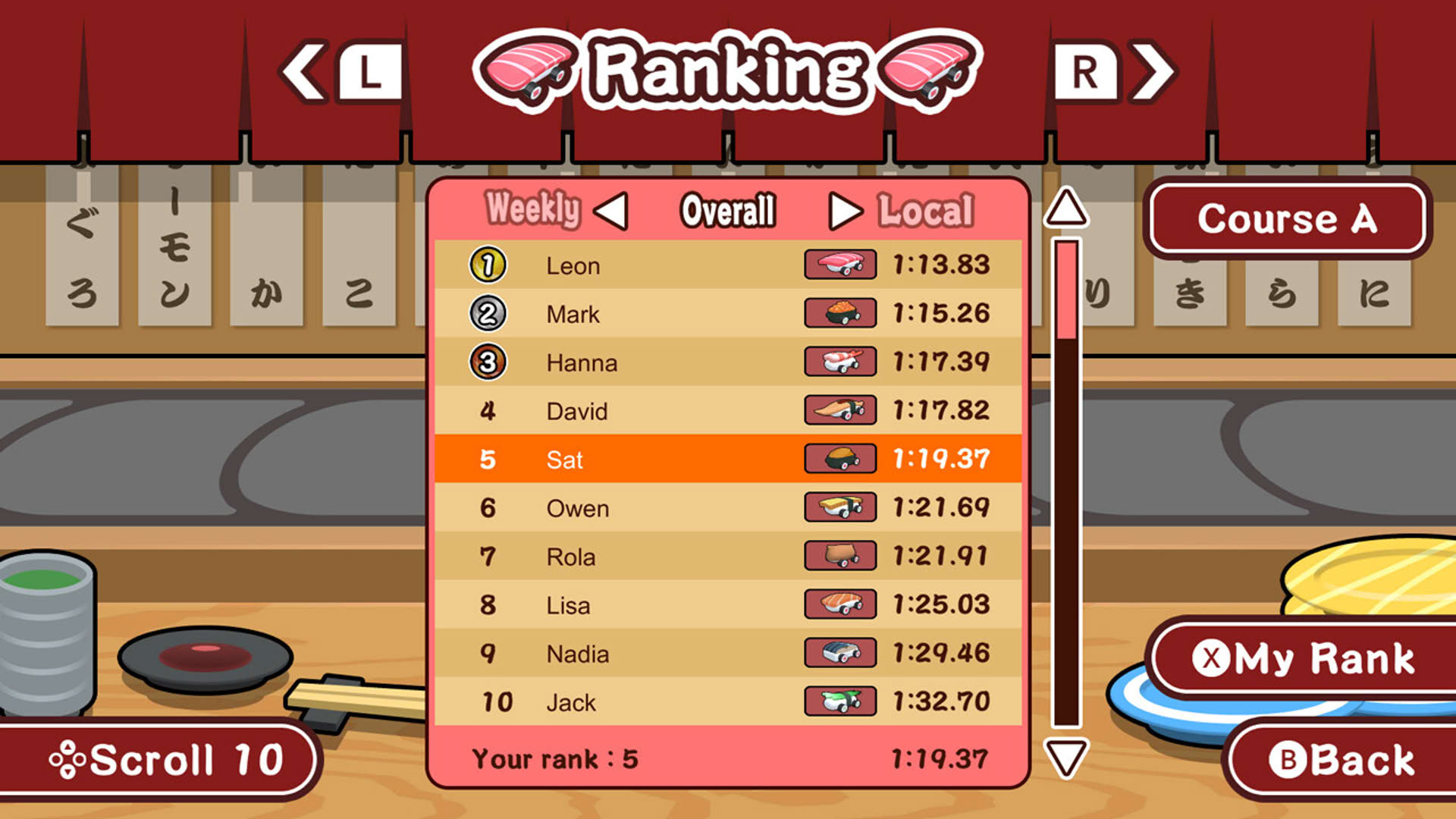 Screenshot for Sushi Race