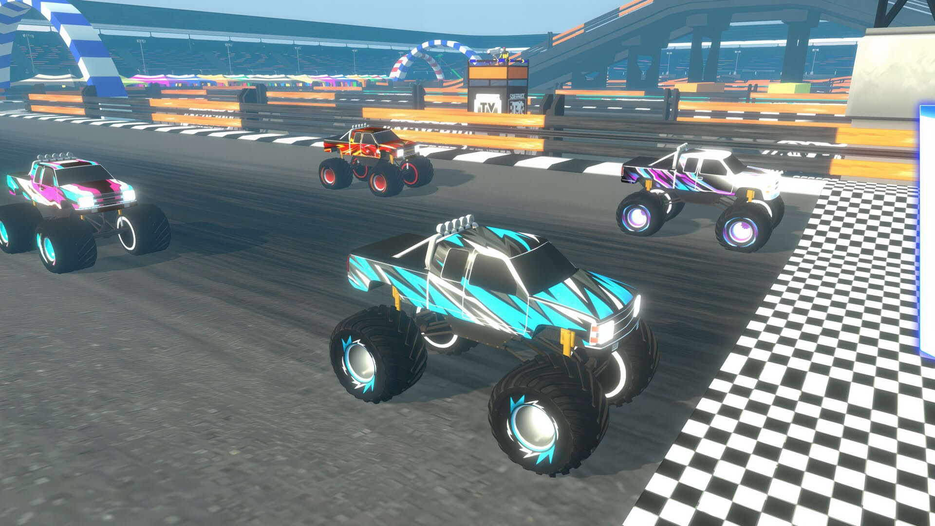 Screenshot for Block Trucks Multiplayer Racing